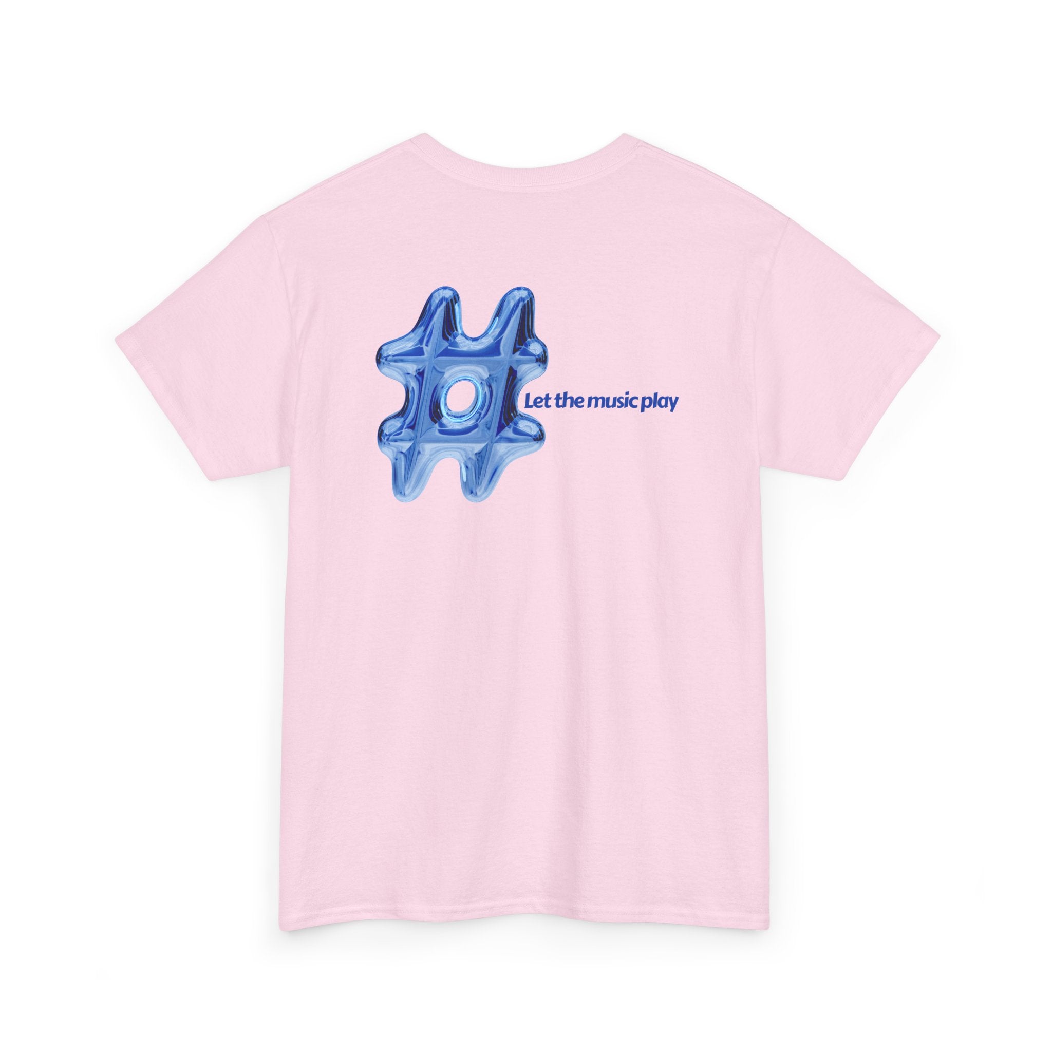 Hashtag Music "Let the music play" T-Shirt - Heat Mess