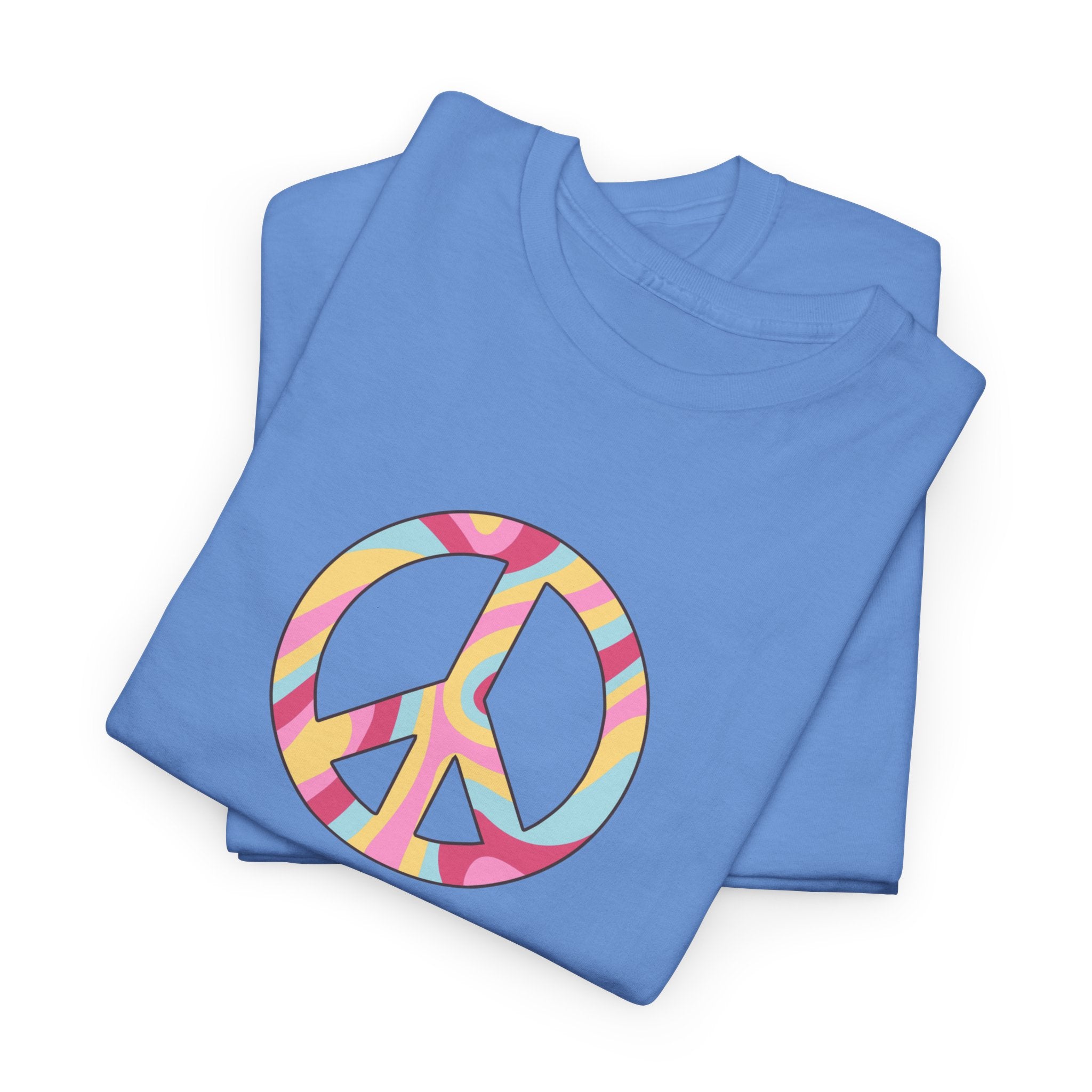 Peace Sign Tie-Dye T-Shirt - Heat Mess