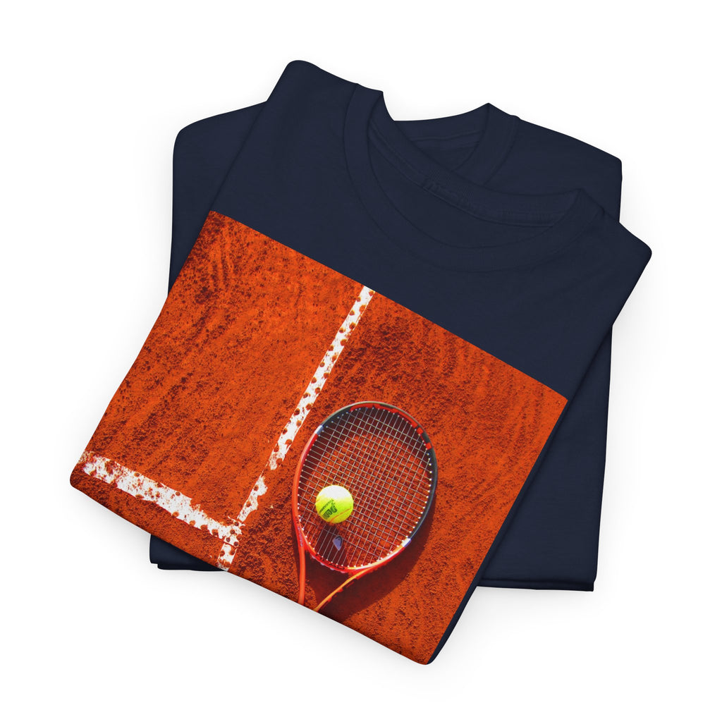 Tennis Racket & Ball T‑Shirt - Heat Mess