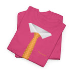 Orange Necktie & Collar Design T-Shirt - Heat Mess