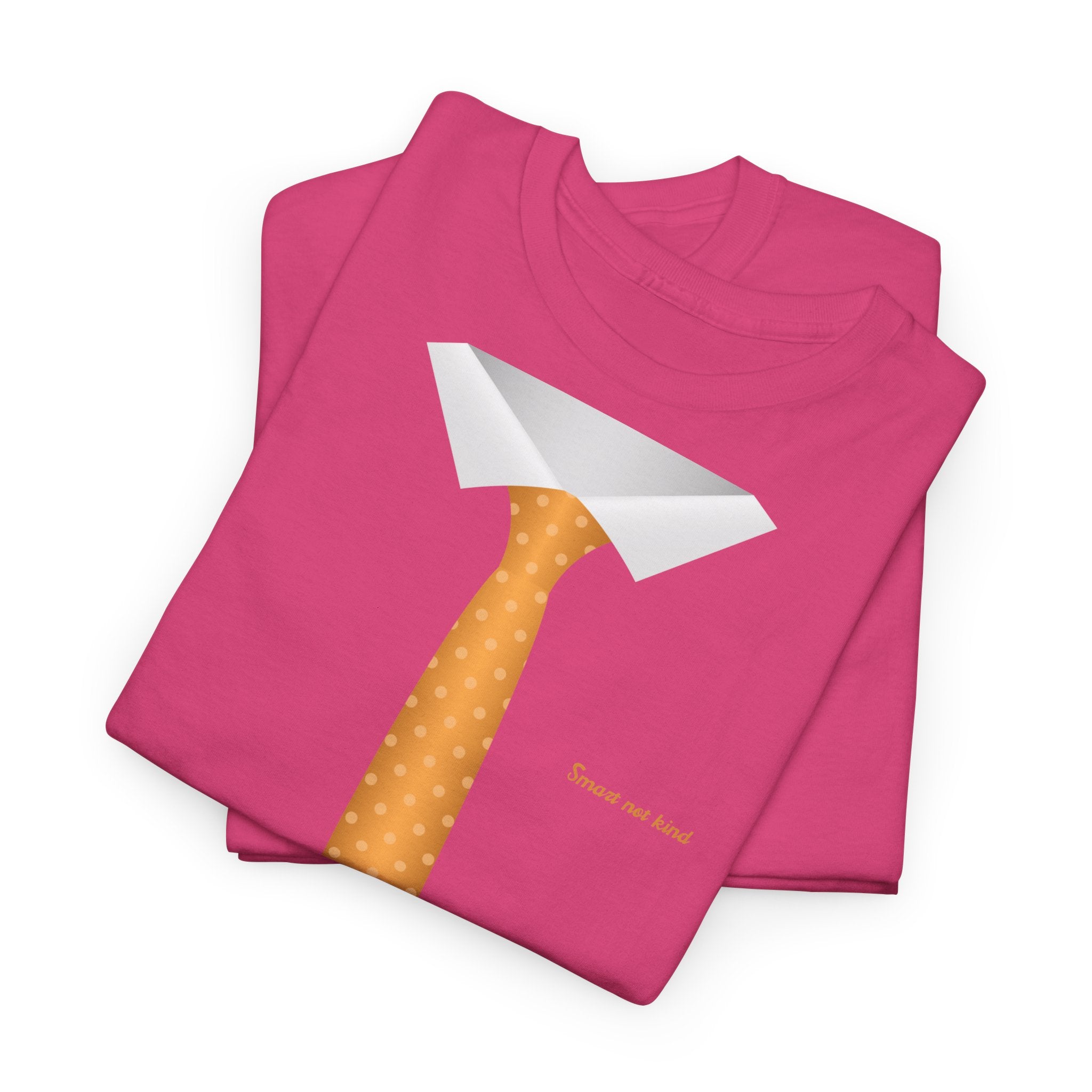 Orange Necktie & Collar Design T-Shirt - Heat Mess