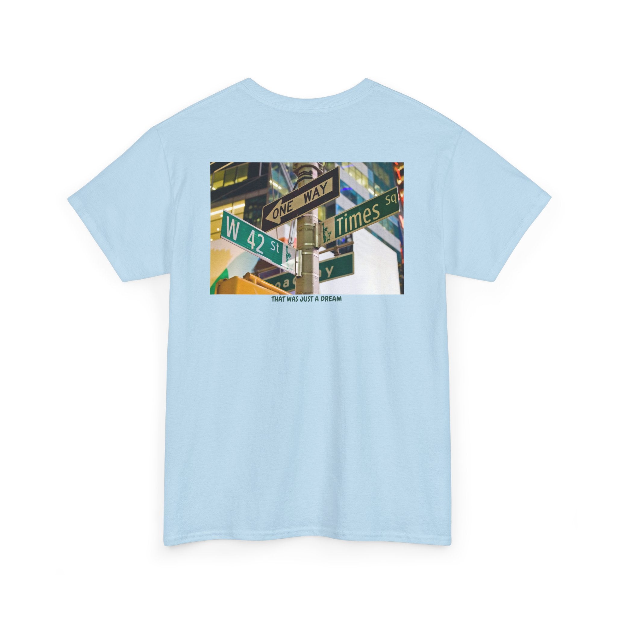 New York Times Square Street Sign T-Shirt - Heat Mess