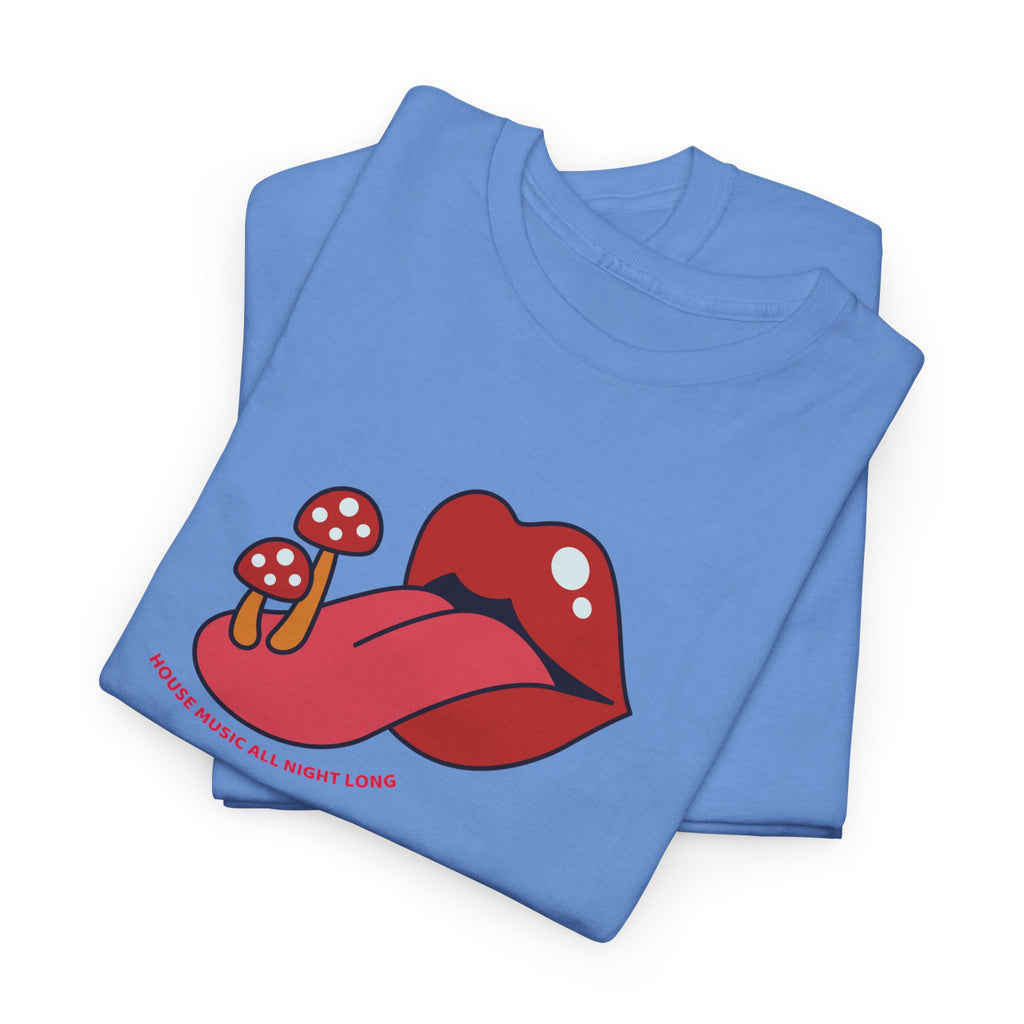 Red Lips & Mushroom Tongue T-Shirt