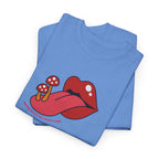 Red Lips & Mushroom Tongue T-Shirt