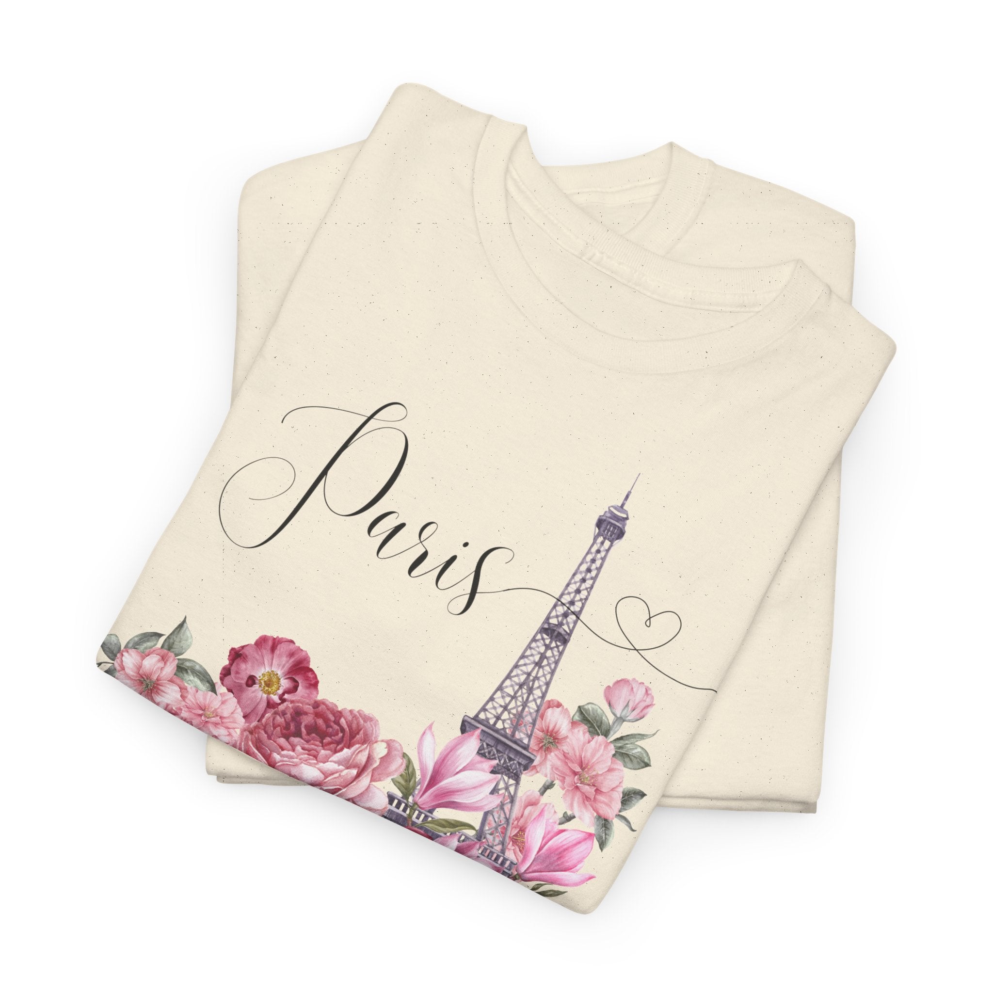 Paris Floral T‑Shirt - Heat Mess