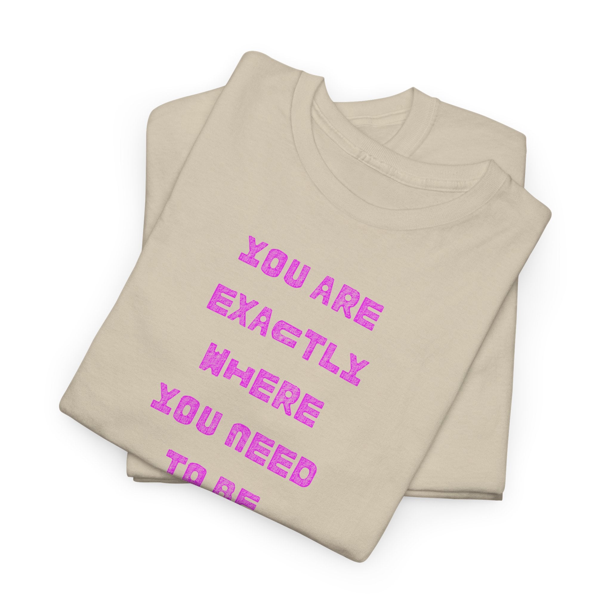 "You Are Exactly Where You Need to Be" T-Shirt