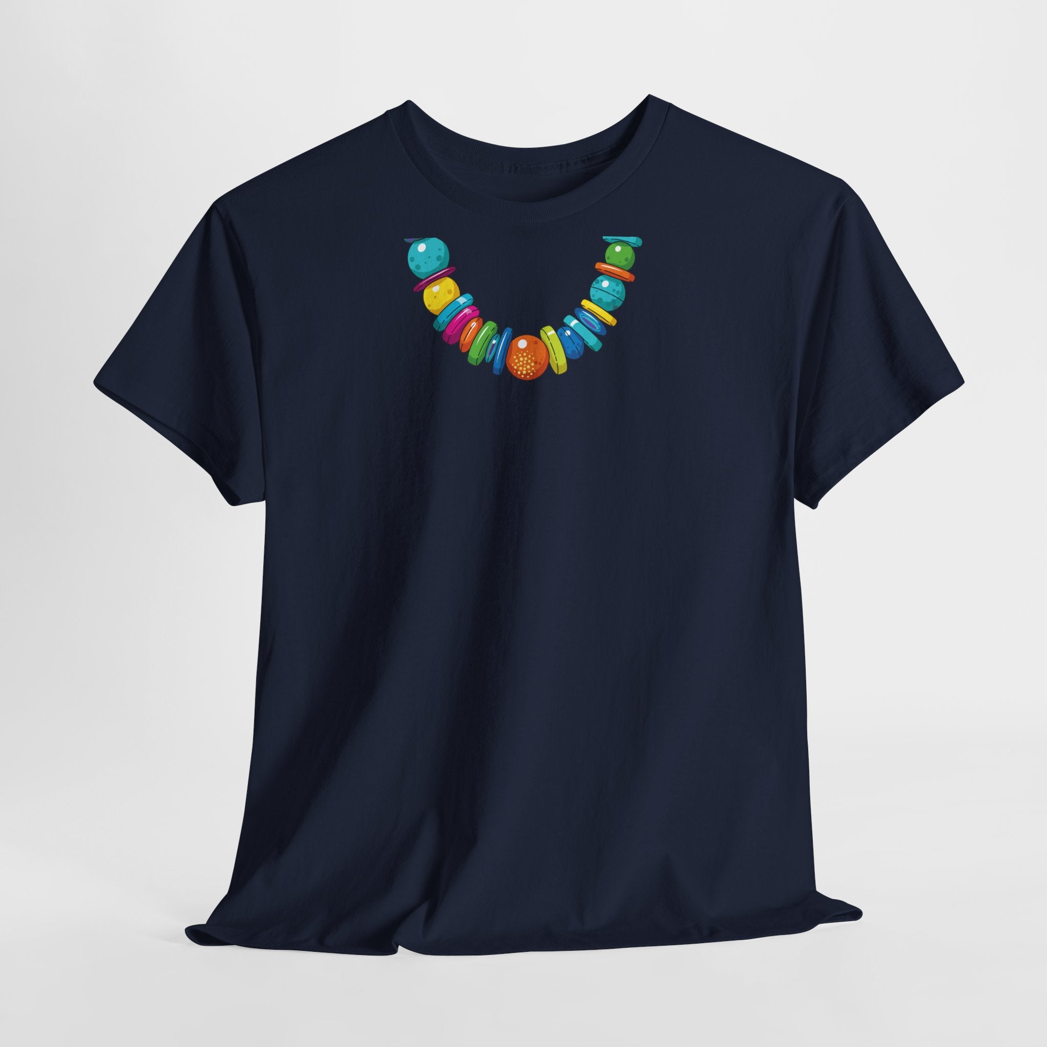 Colorful Necklace T-Shirt - Heat Mess
