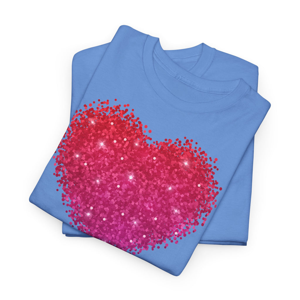 Love Sparkling Heart T‑Shirt - Heat Mess