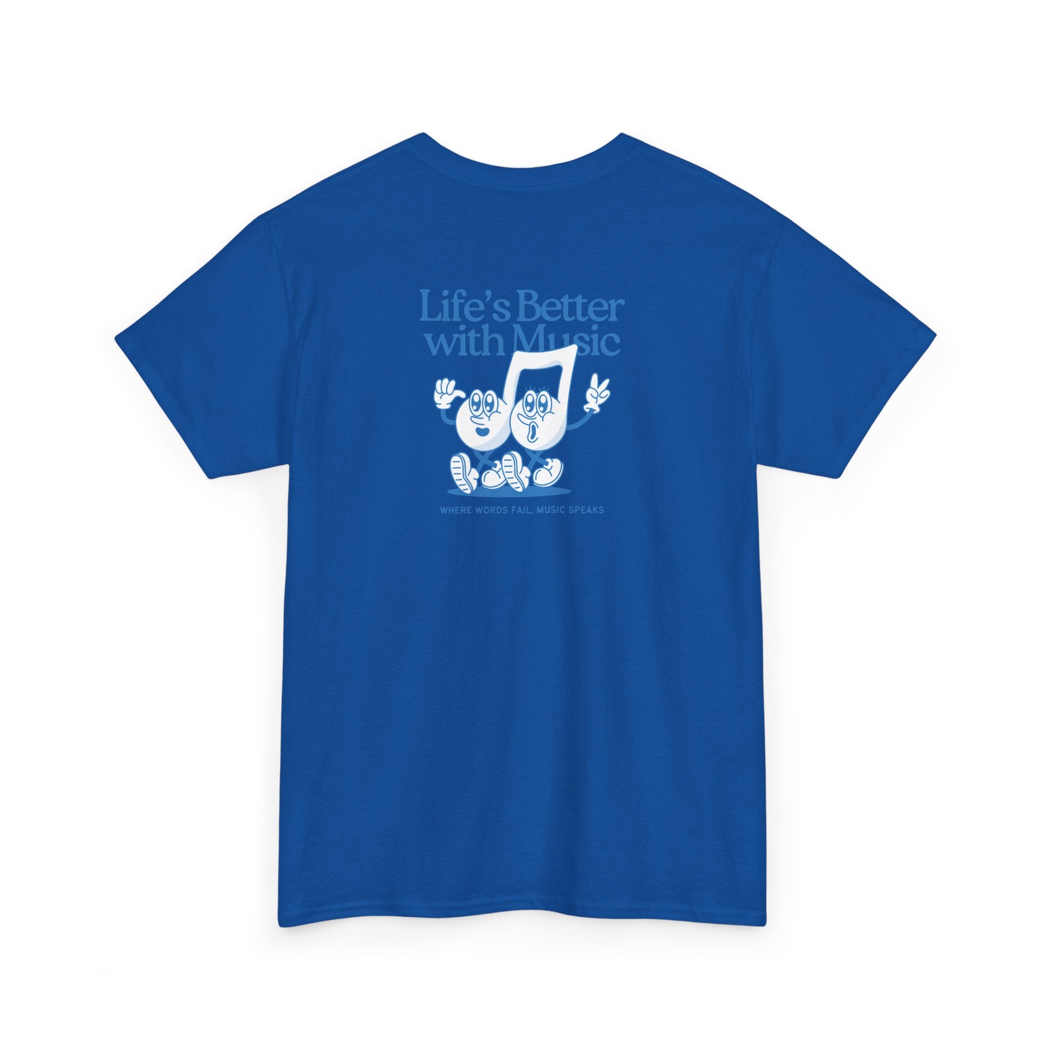 "Life's Better with Music" T-Shirt - Heat Mess