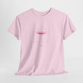Minimal Pink Martini Tee - Heat Mess