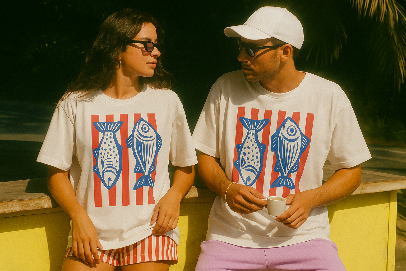 Catchy Fish Graphic Tee for Nature Lovers, Unisex T-Shirt for Summer, Fish Art Tee, Outdoor Adventure Clothing, Gift for Fishermen