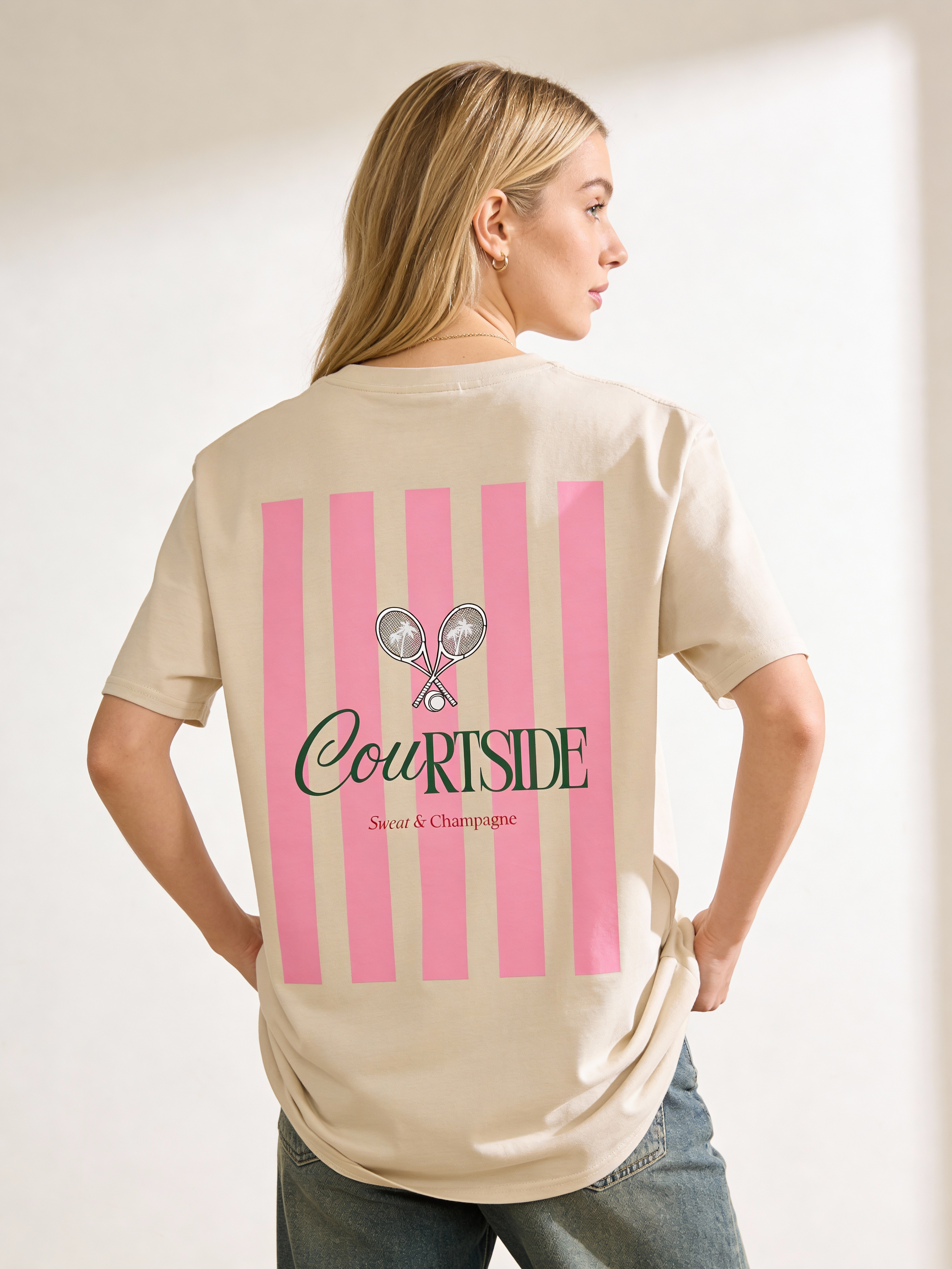 Courtside Tennis T-Shirt - Heat Mess