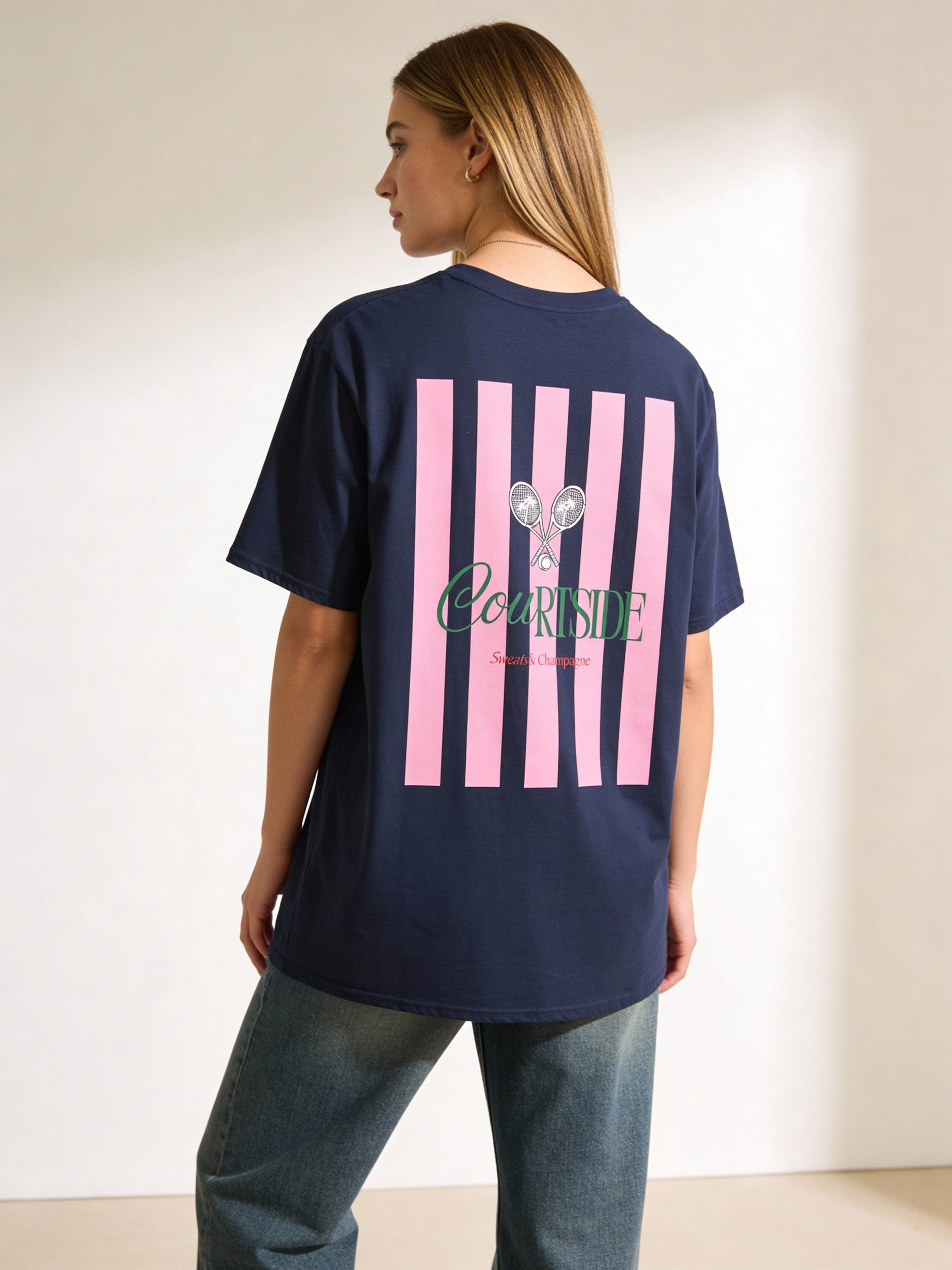Courtside Tennis T-Shirt - Heat Mess