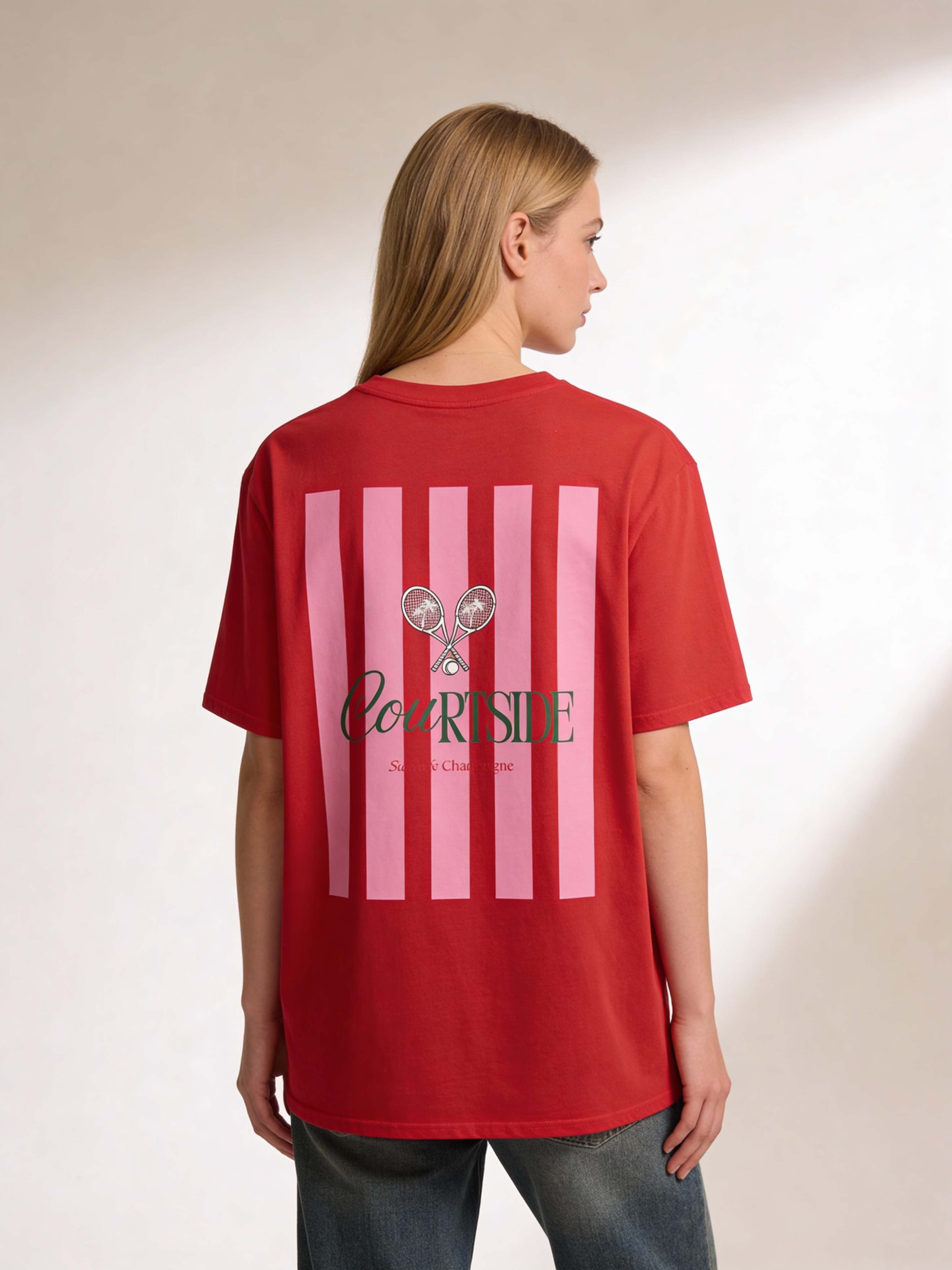 Courtside Tennis T-Shirt - Heat Mess