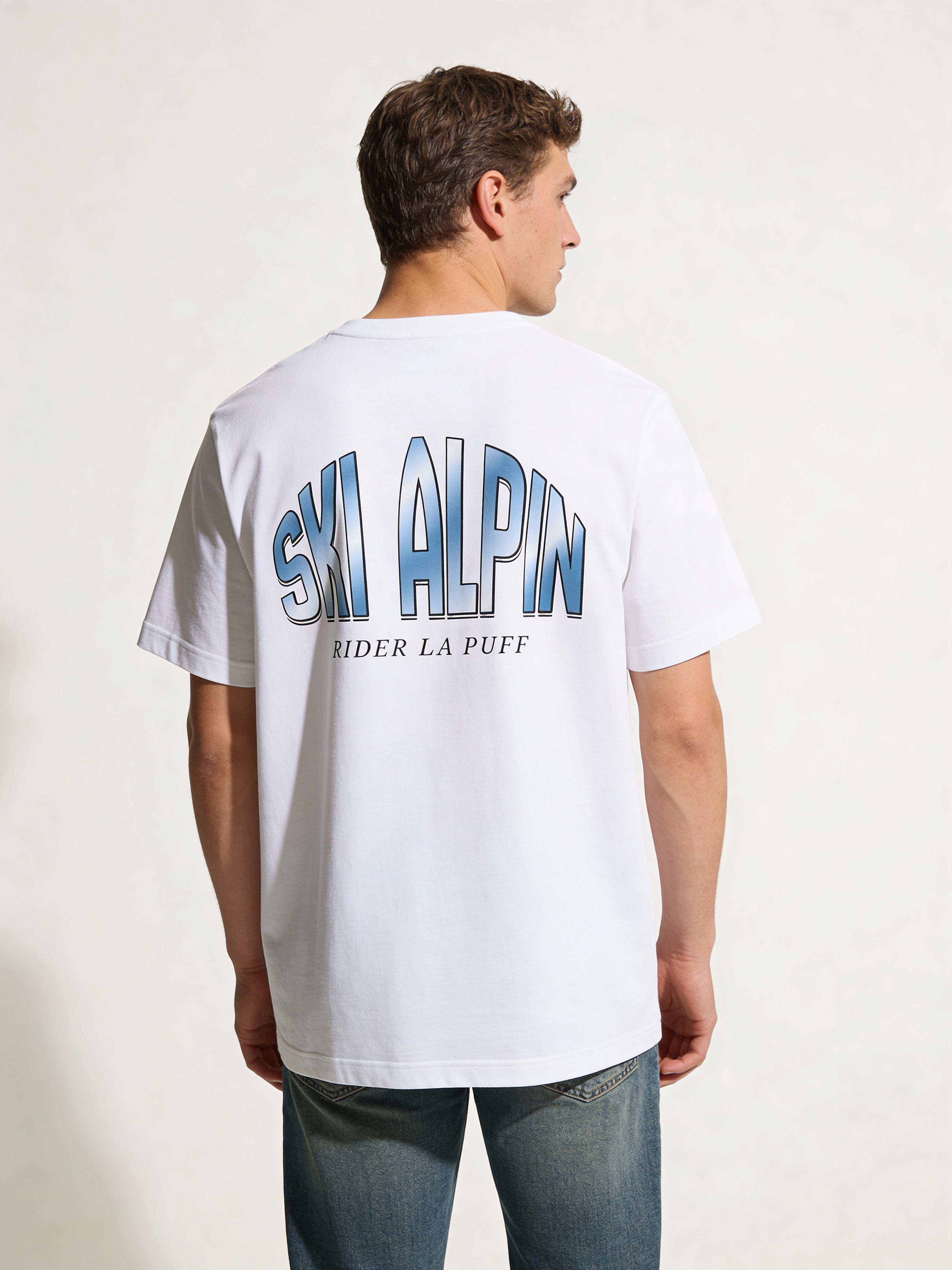 Ski Alpin Graphic Tee 'Rider La Puff' - Heat Mess