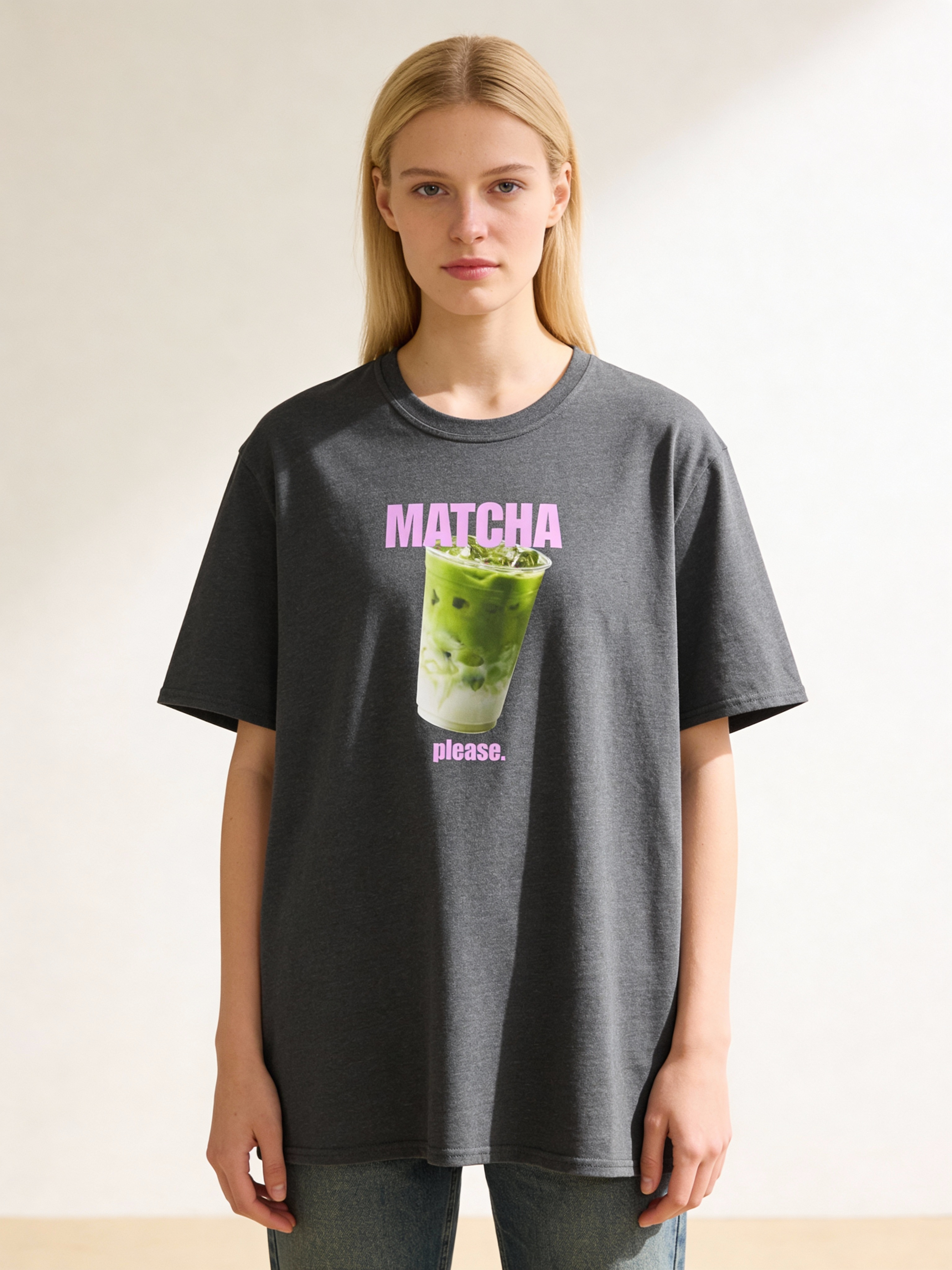 Matcha Please T-Shirt - Heat Mess