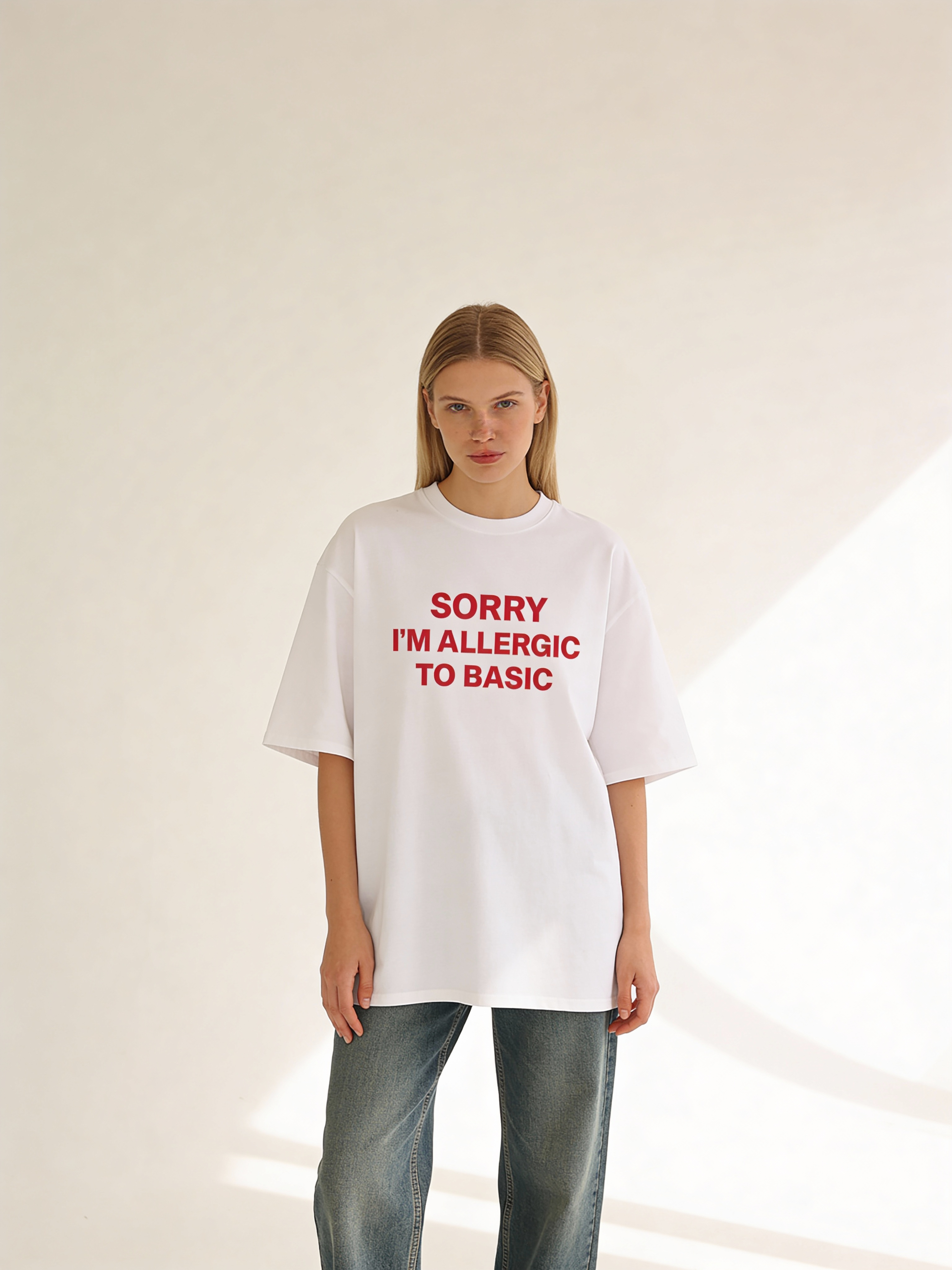 Sorry I'm Allergic to Basic T-shirt - Heat Mess