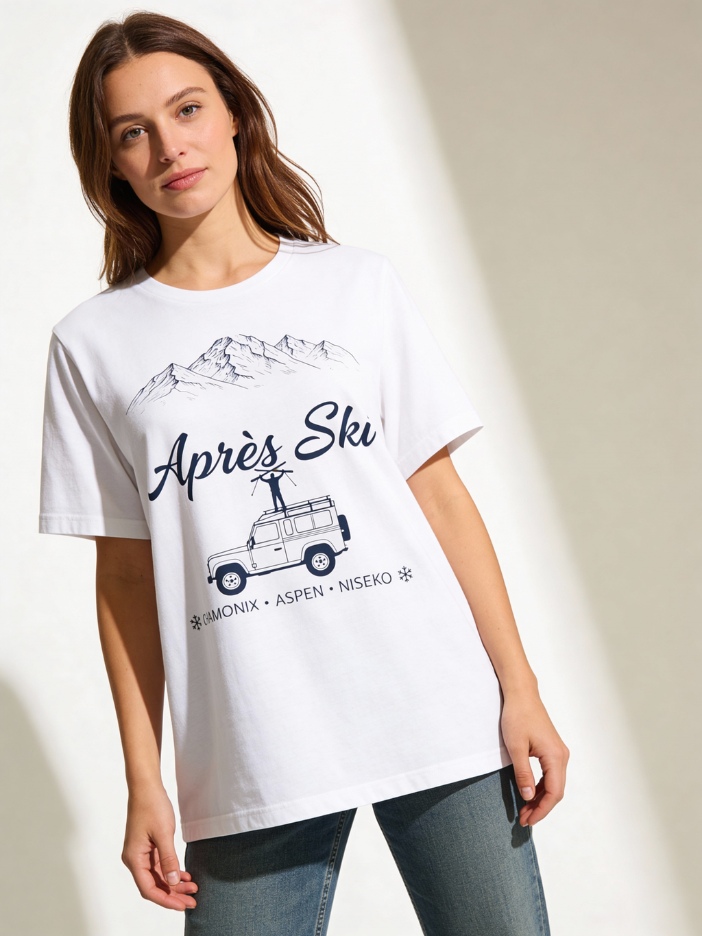 Après Ski T-Shirt — Chamonix • Aspen • Niseko - Heat Mess