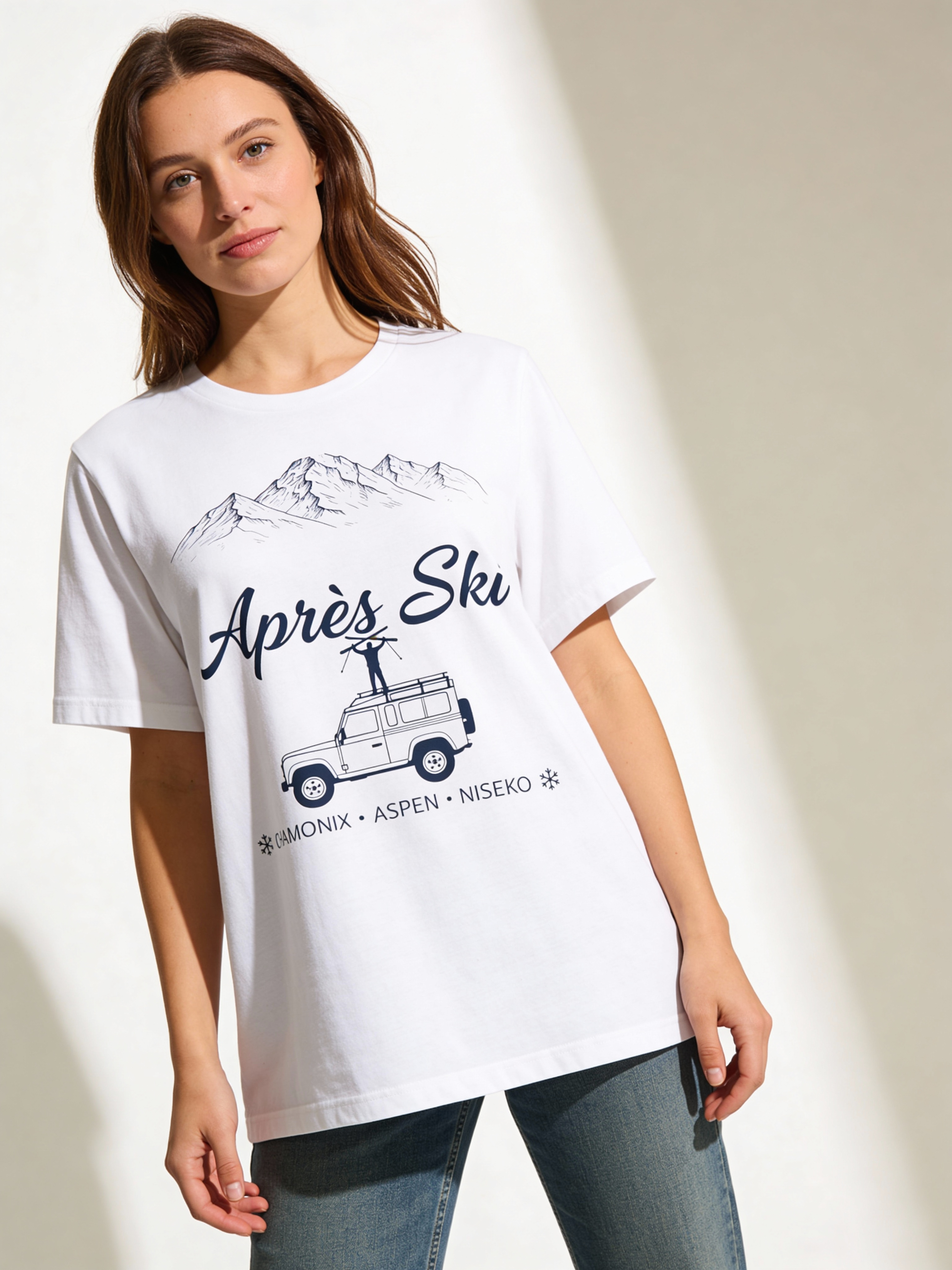 Après Ski T-Shirt — Chamonix • Aspen • Niseko - Heat Mess