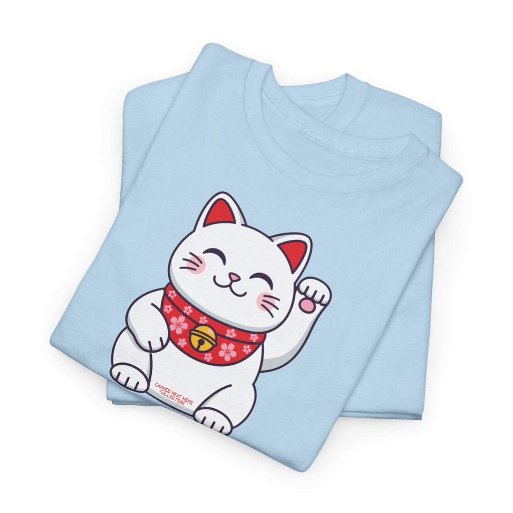 Japanese Good Luck Cat T-Shirt - Heat Mess