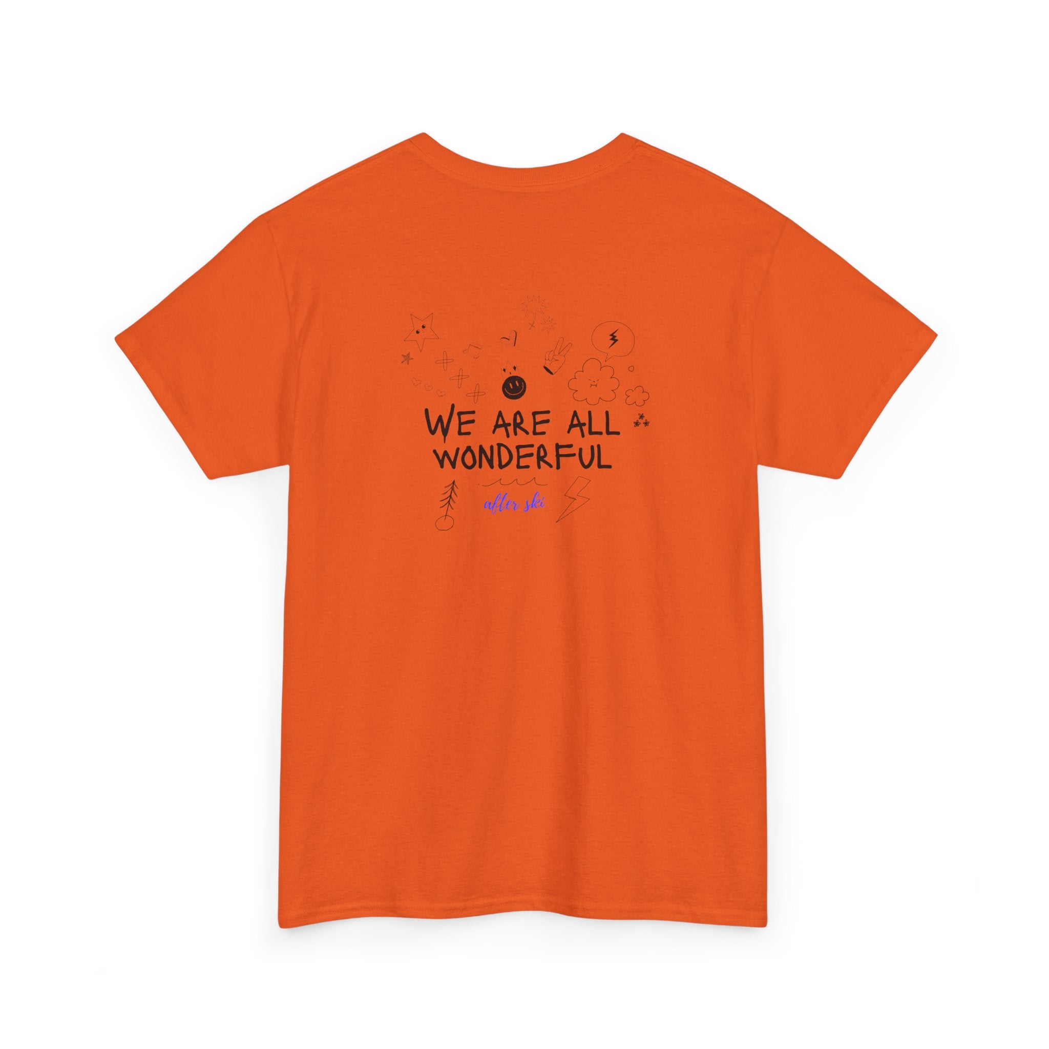 "We Are All Wonderful" Positive Message T-Shirt - Heat Mess
