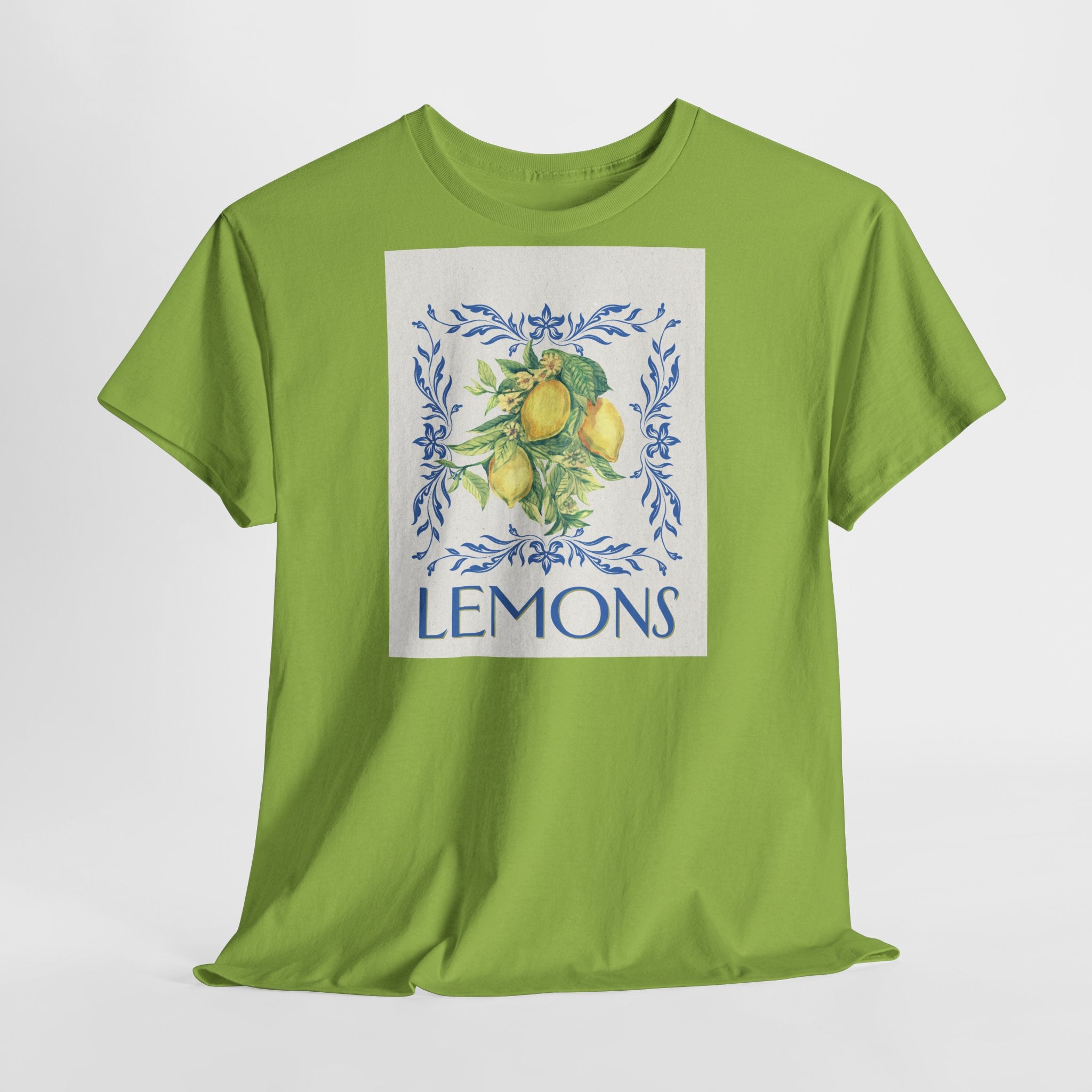 Lemons Botanical T- Shirt - Heat Mess