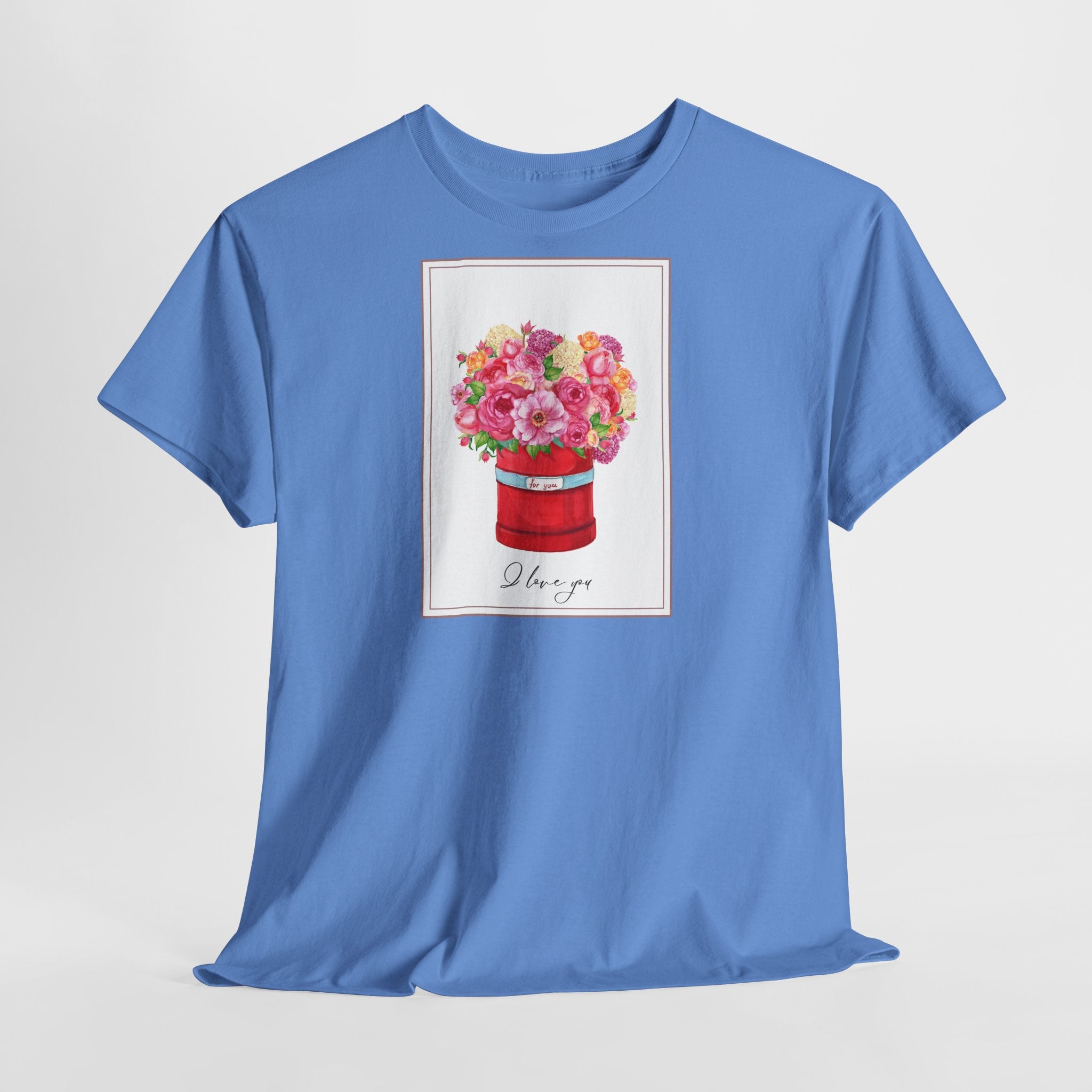 Love Floral I Love You T-Shirt - Heat Mess