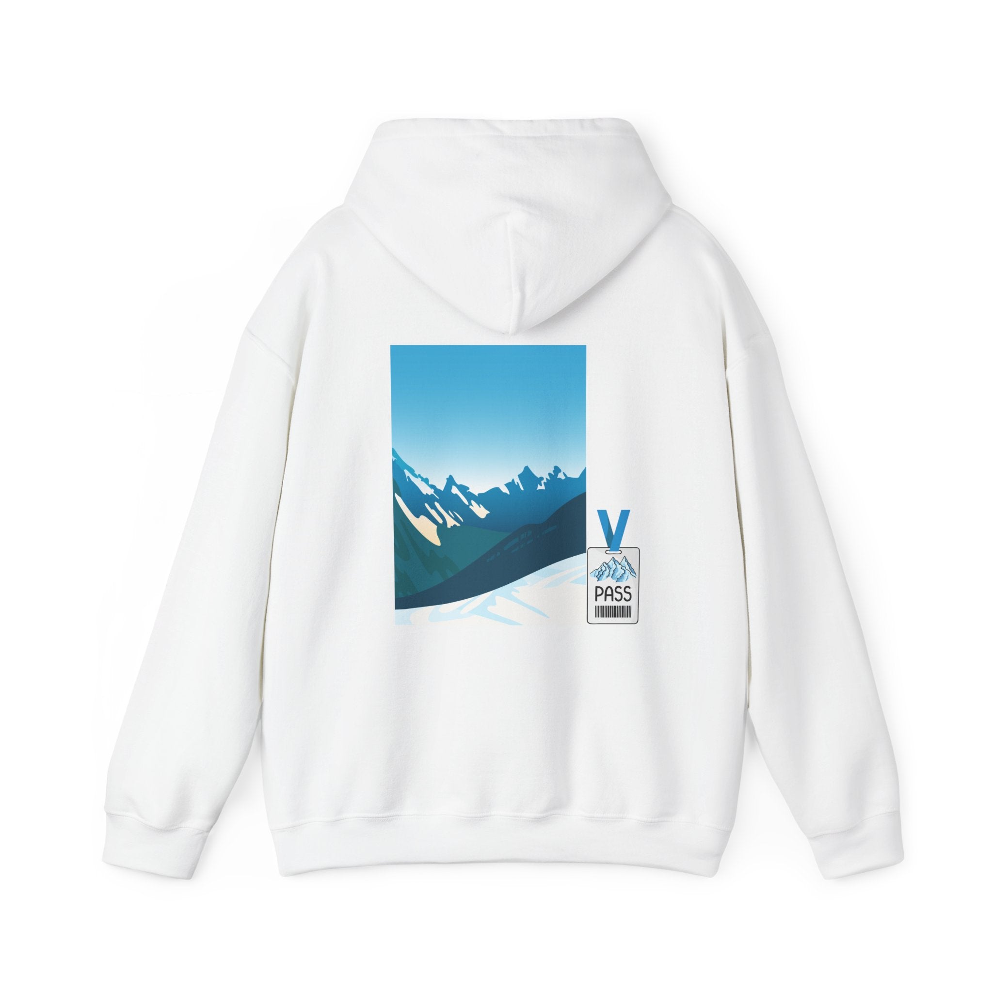Ski Pass Mountain Hoodie - Heat Mess