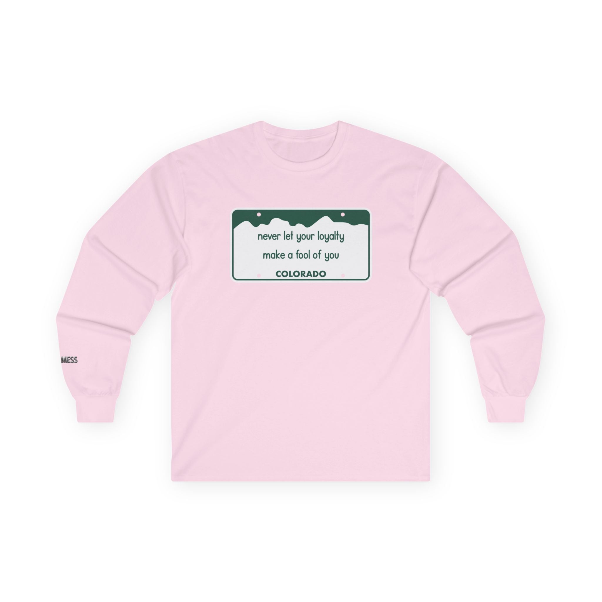Colorado License Plate Long Sleeve T-Shirt - Heat Mess