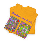 Patchwork "Sweet dreams are made of this" T-Shirt - Heat Mess