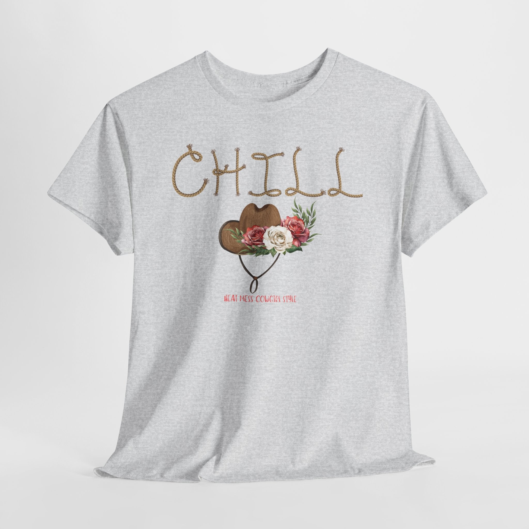 CHILL Floral Western T-Shirt - Heat Mess