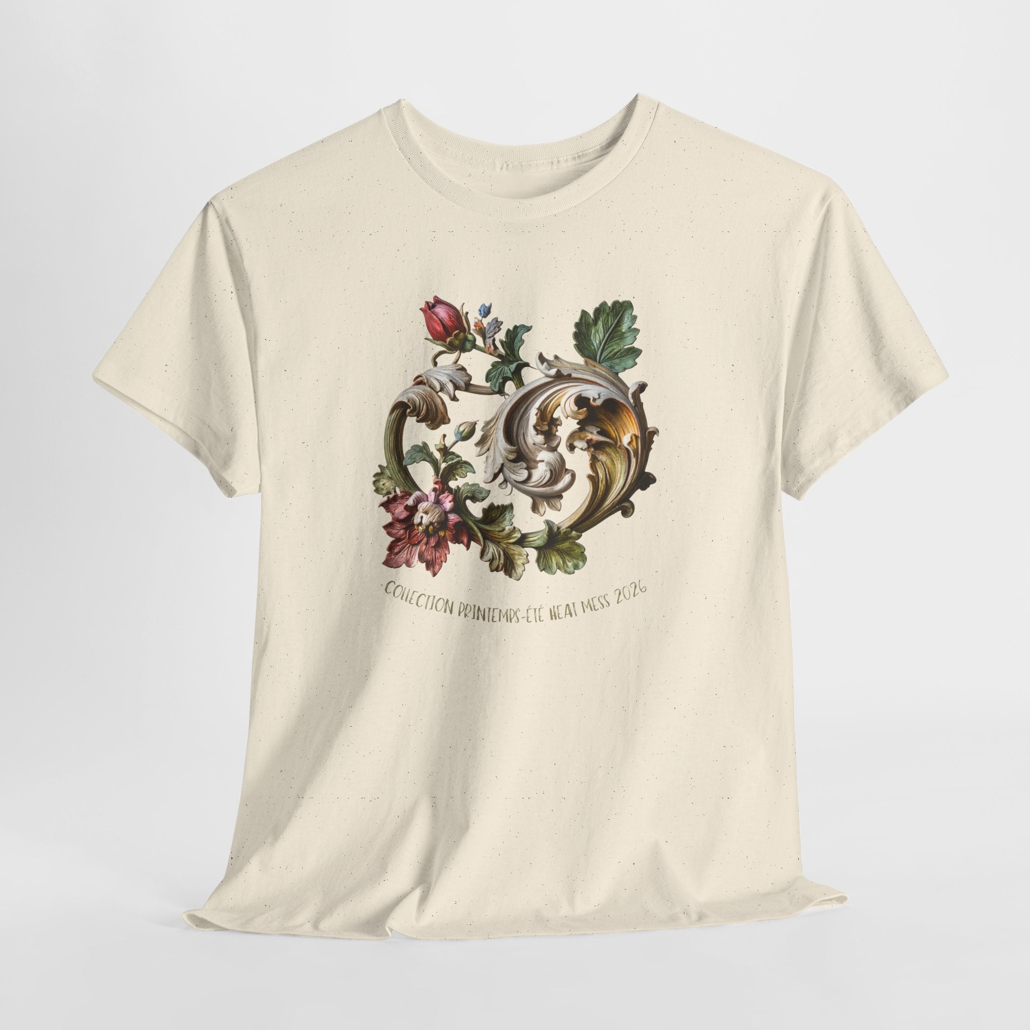Floral Baroque T-Shirt - Heat Mess