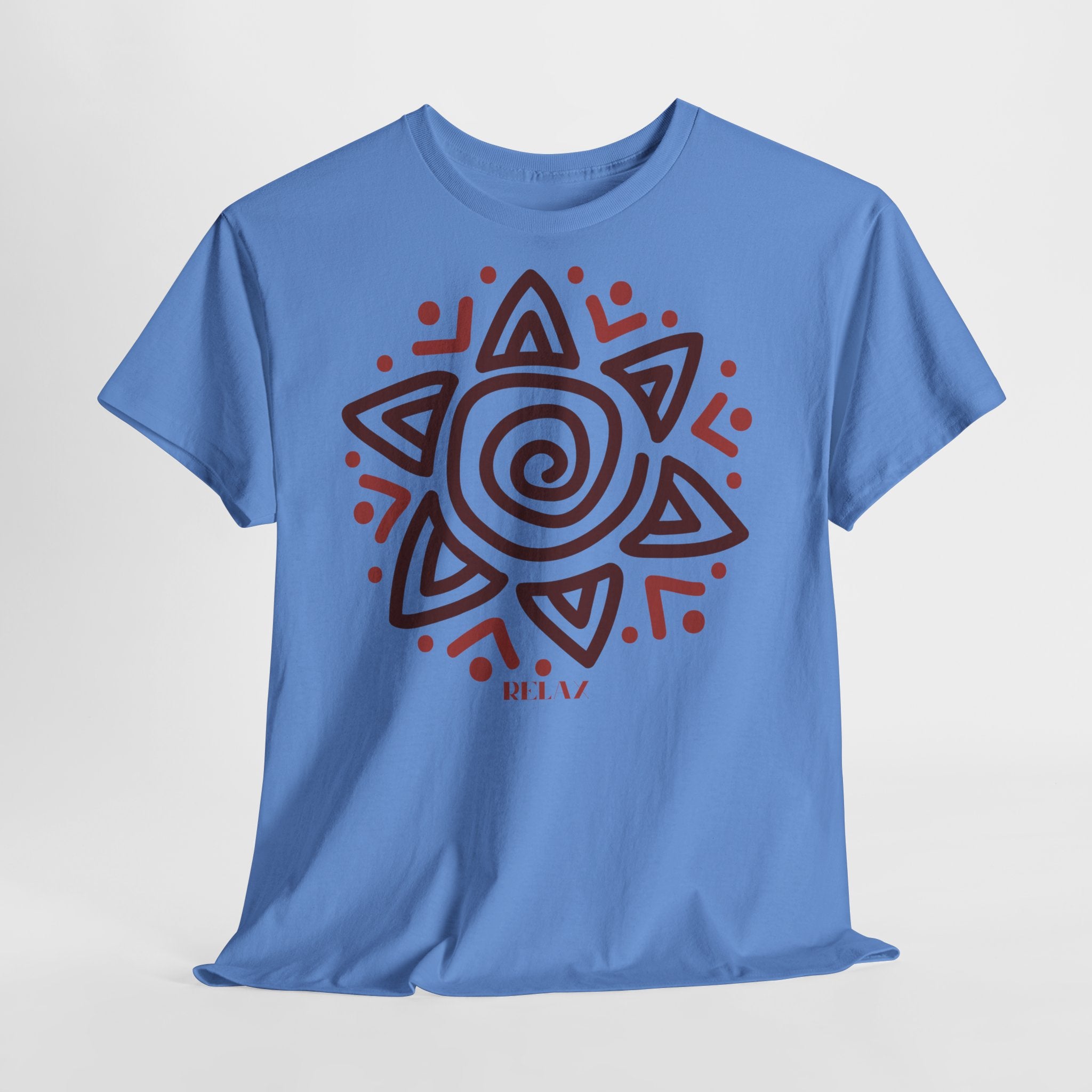 Sun Spiral Boho Tribal Sun T-Shirt - Heat Mess