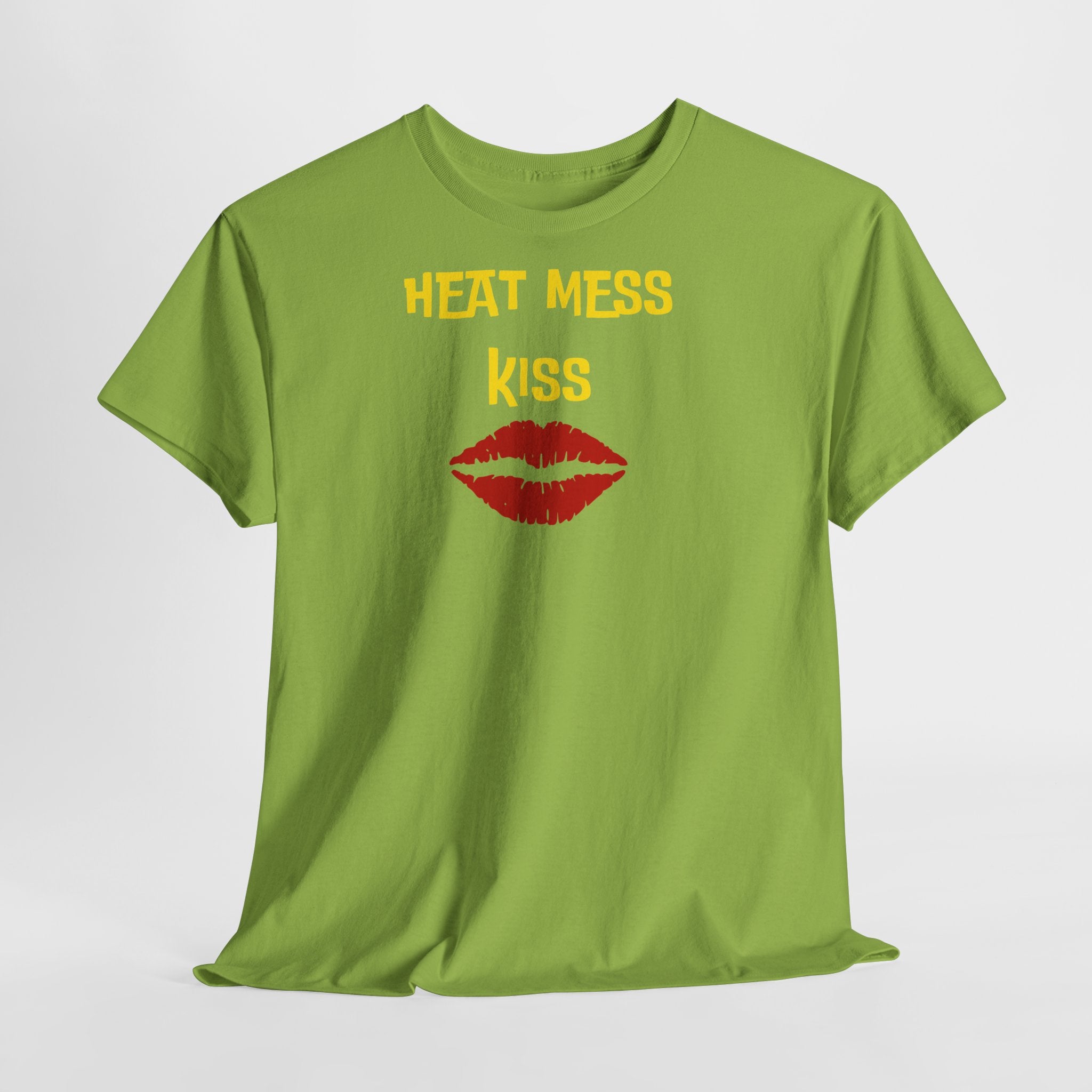 "Heat Mess Kiss" Graphic T-Shirt - Heat Mess