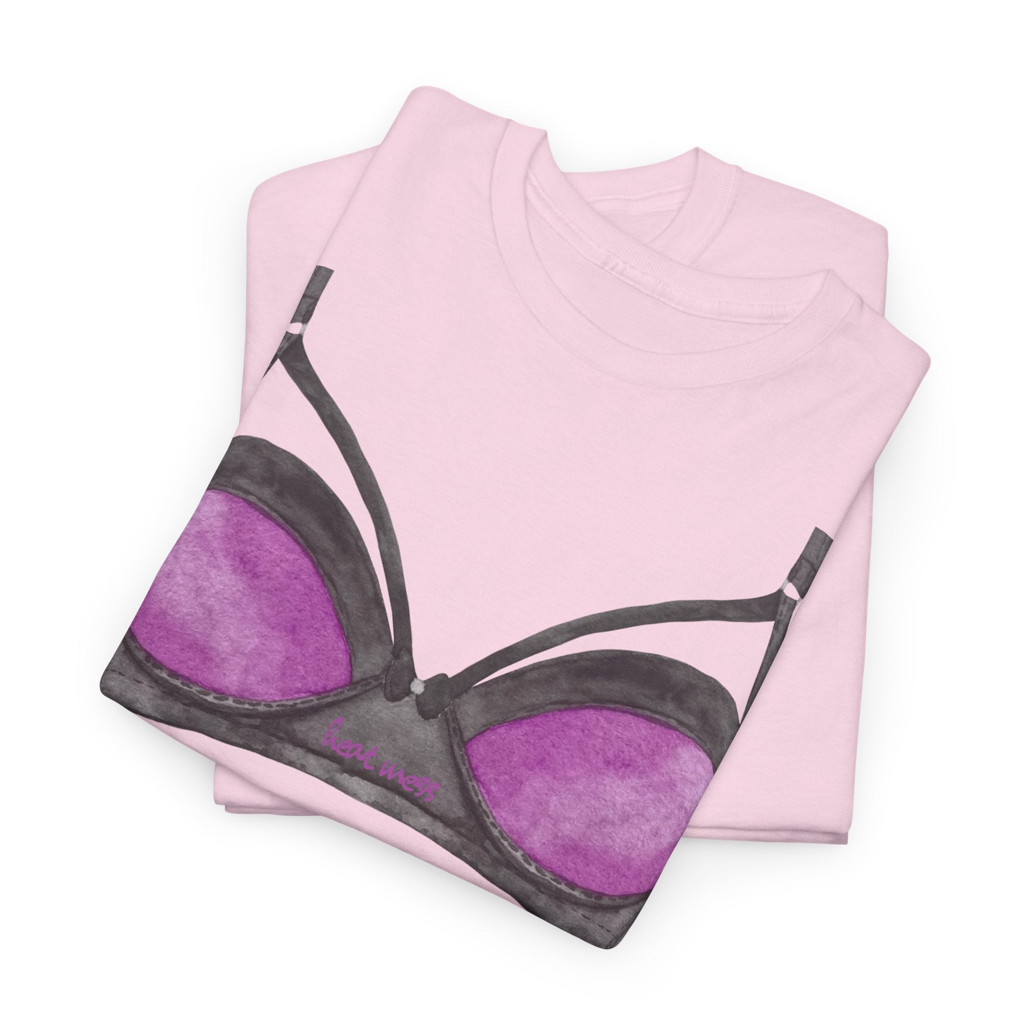 Bra Illustration T‑Shirt - Heat Mess