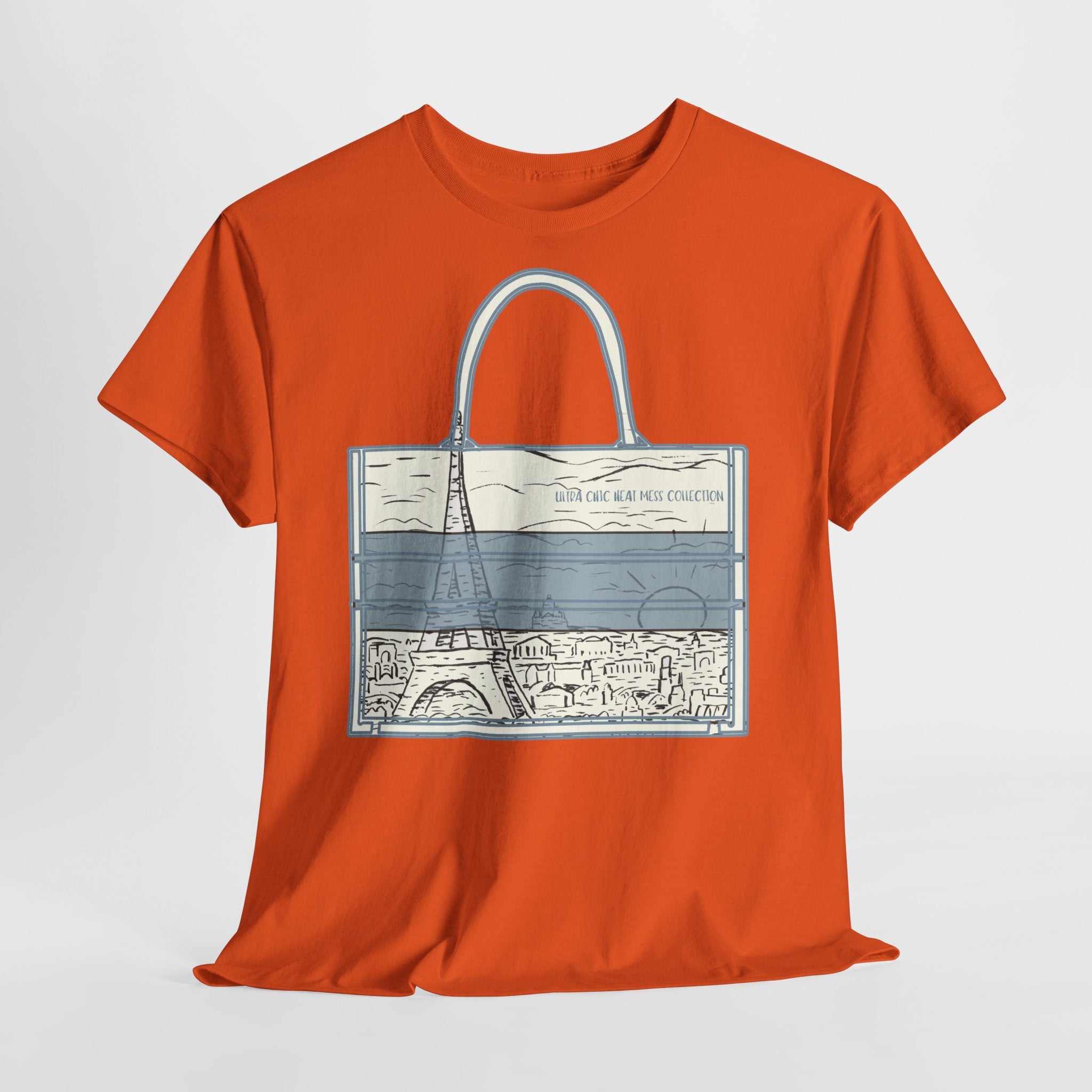 Paris Tote Eiffel Bag T-Shirt - Heat Mess