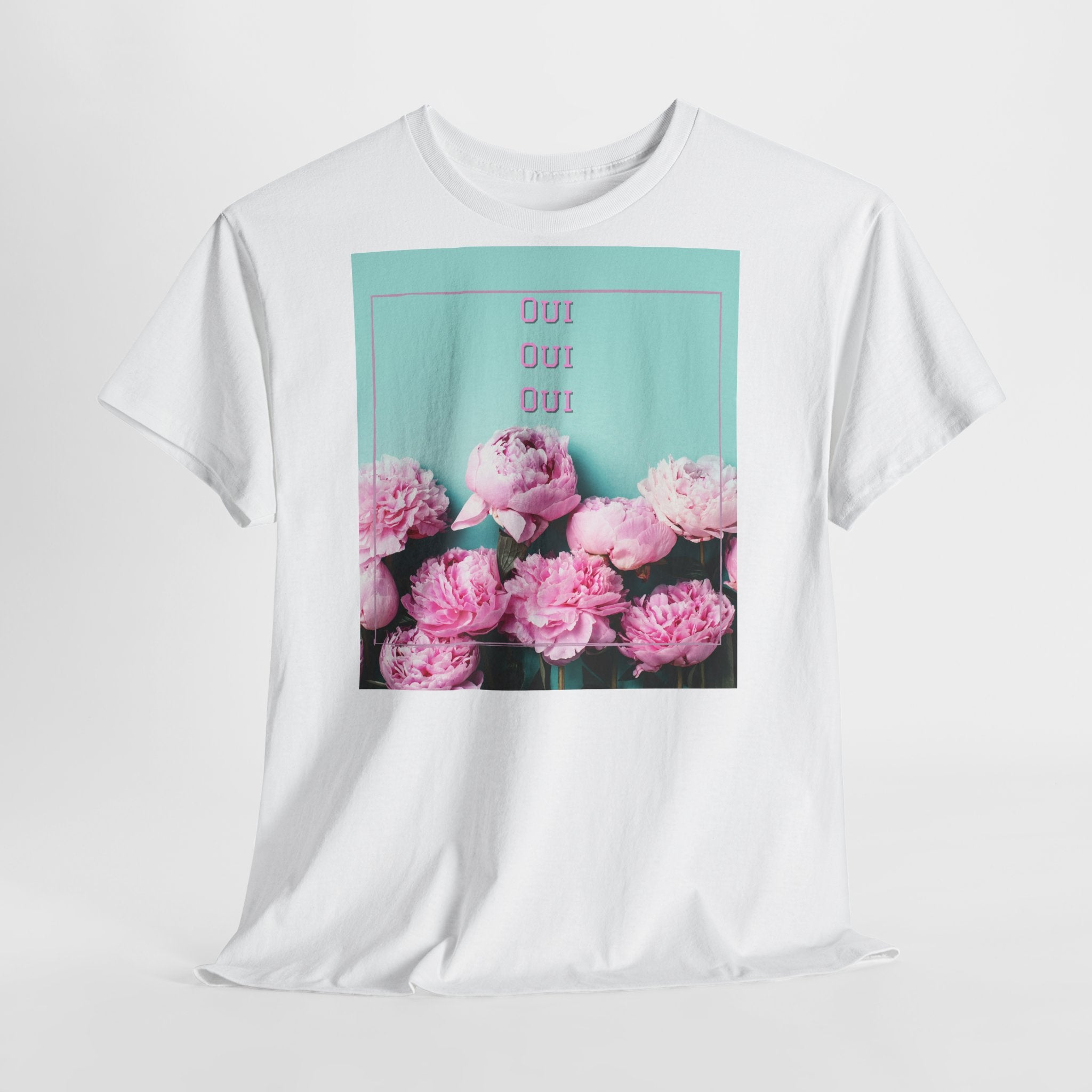 Floral 'Oui Oui' T-Shirt