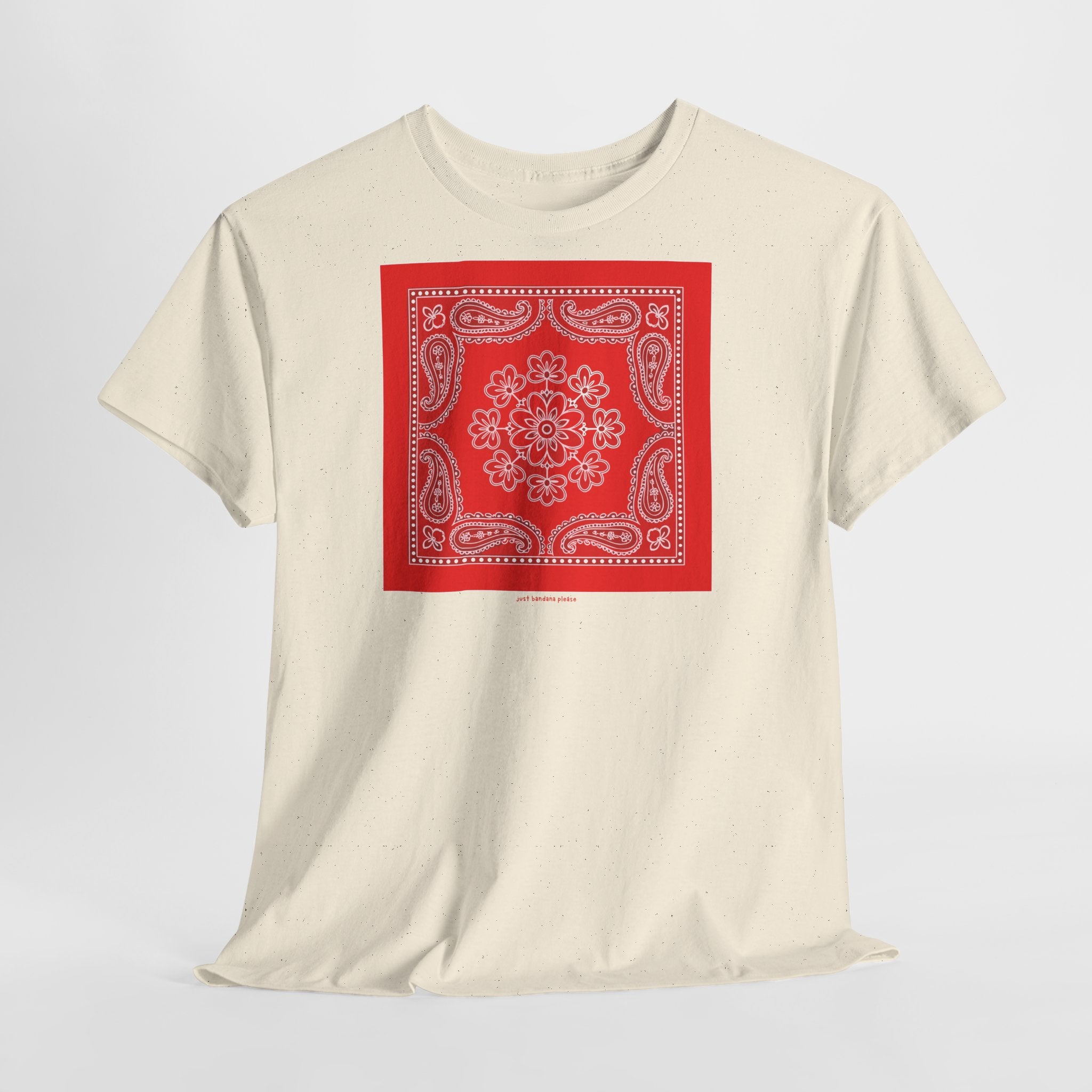 Red Bandana Square T-Shirt - Heat Mess