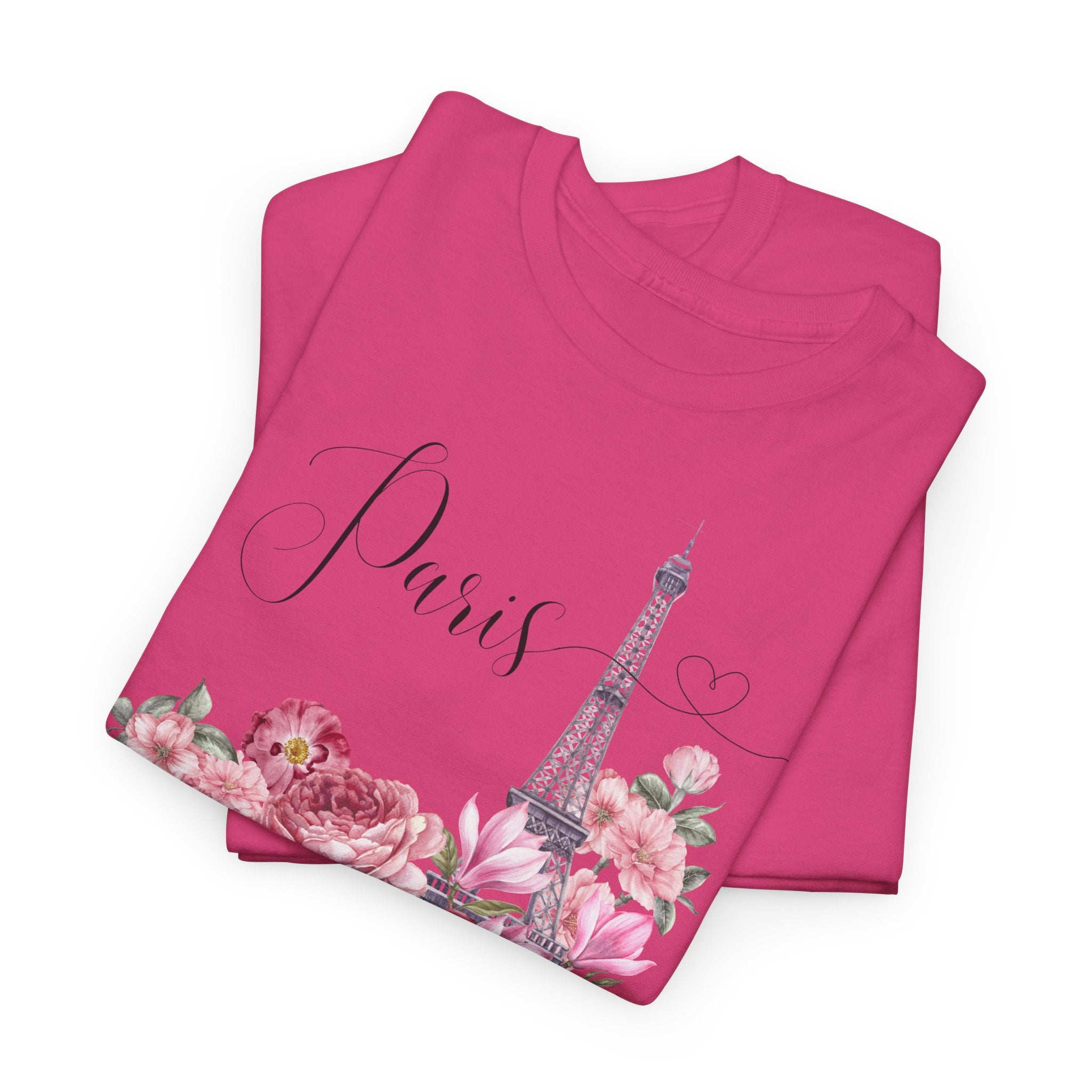 Paris Floral T‑Shirt - Heat Mess