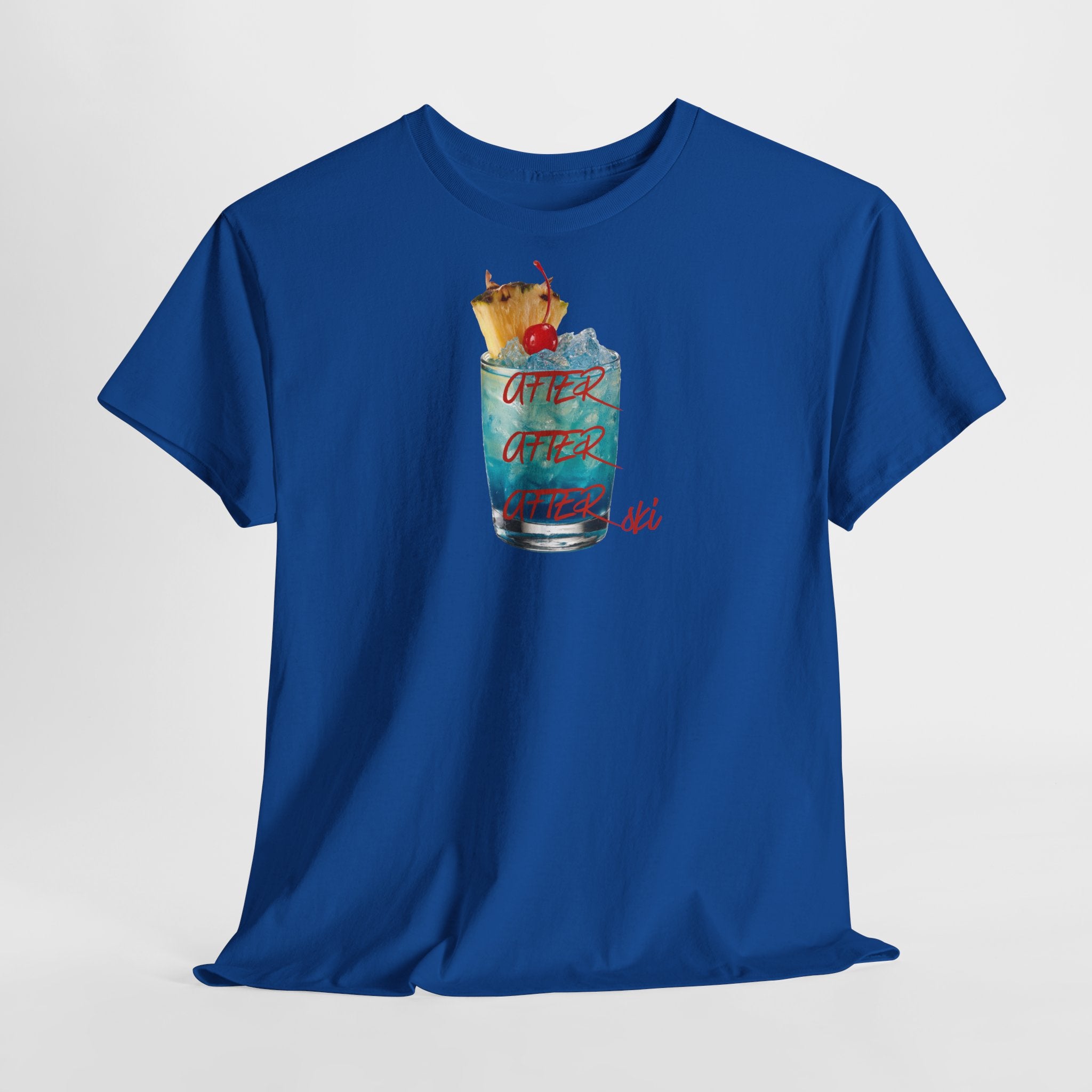 Cocktail Glass After Ski T-Shirt - Heat Mess