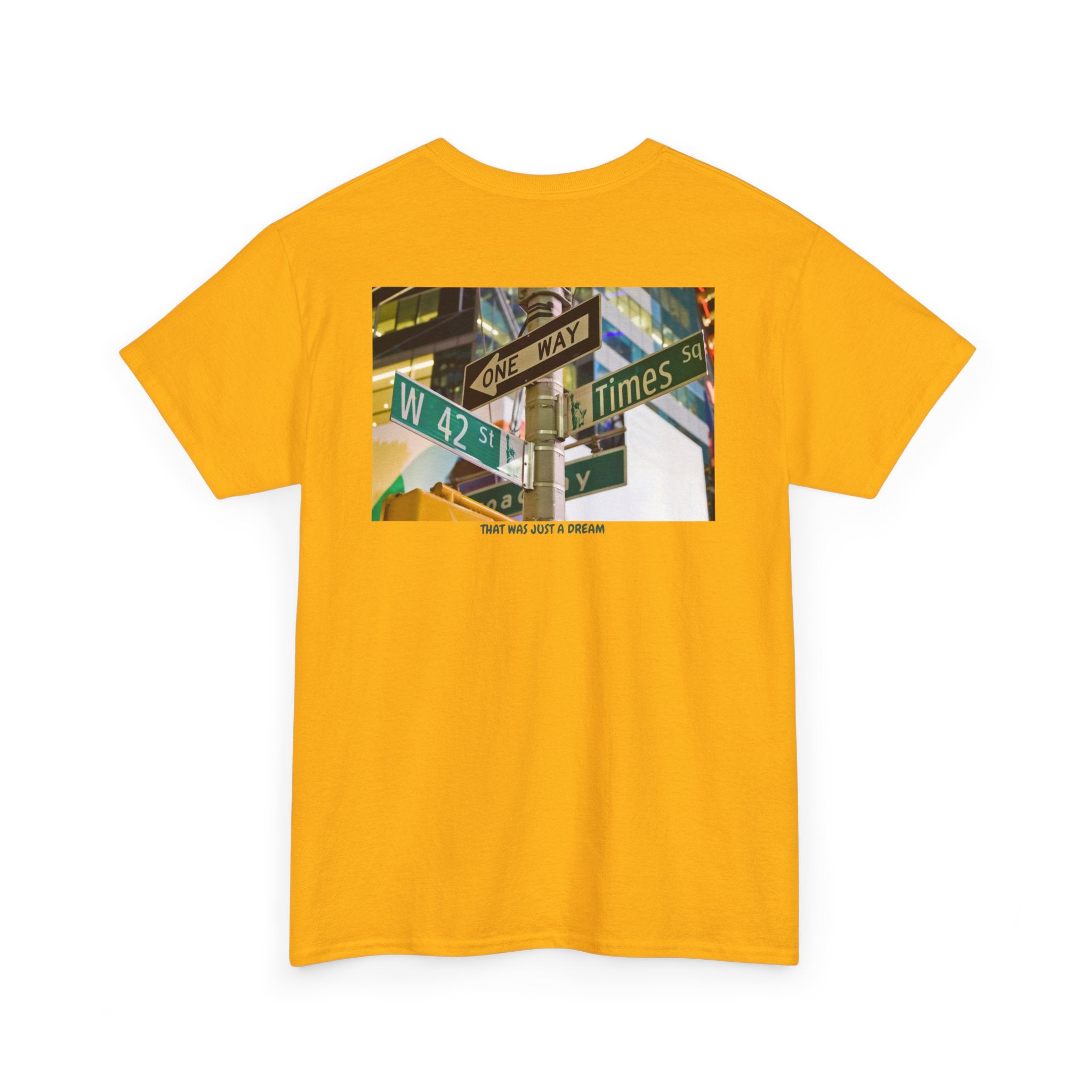 New York Times Square Street Sign T-Shirt - Heat Mess