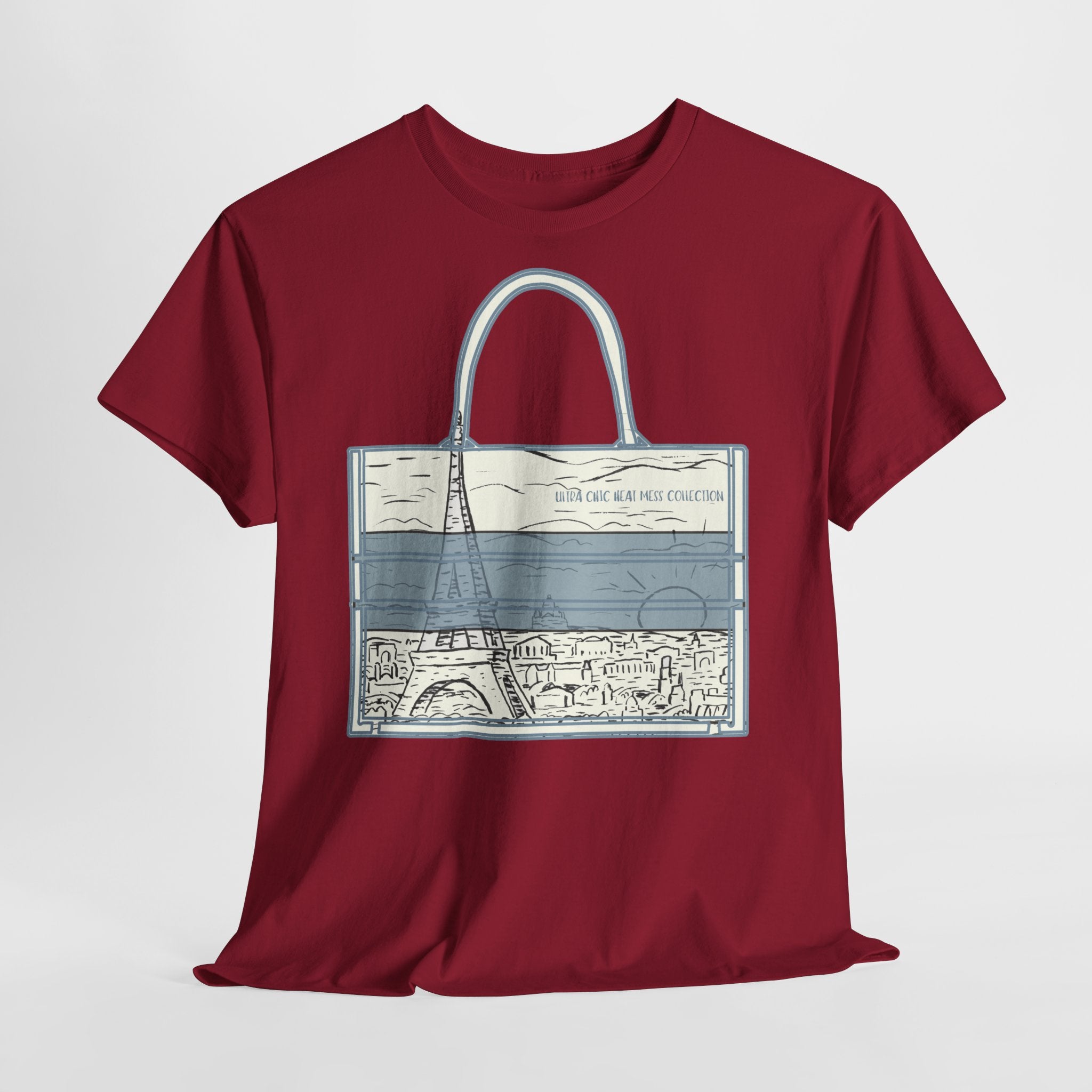 Paris Tote Eiffel Bag T-Shirt - Heat Mess