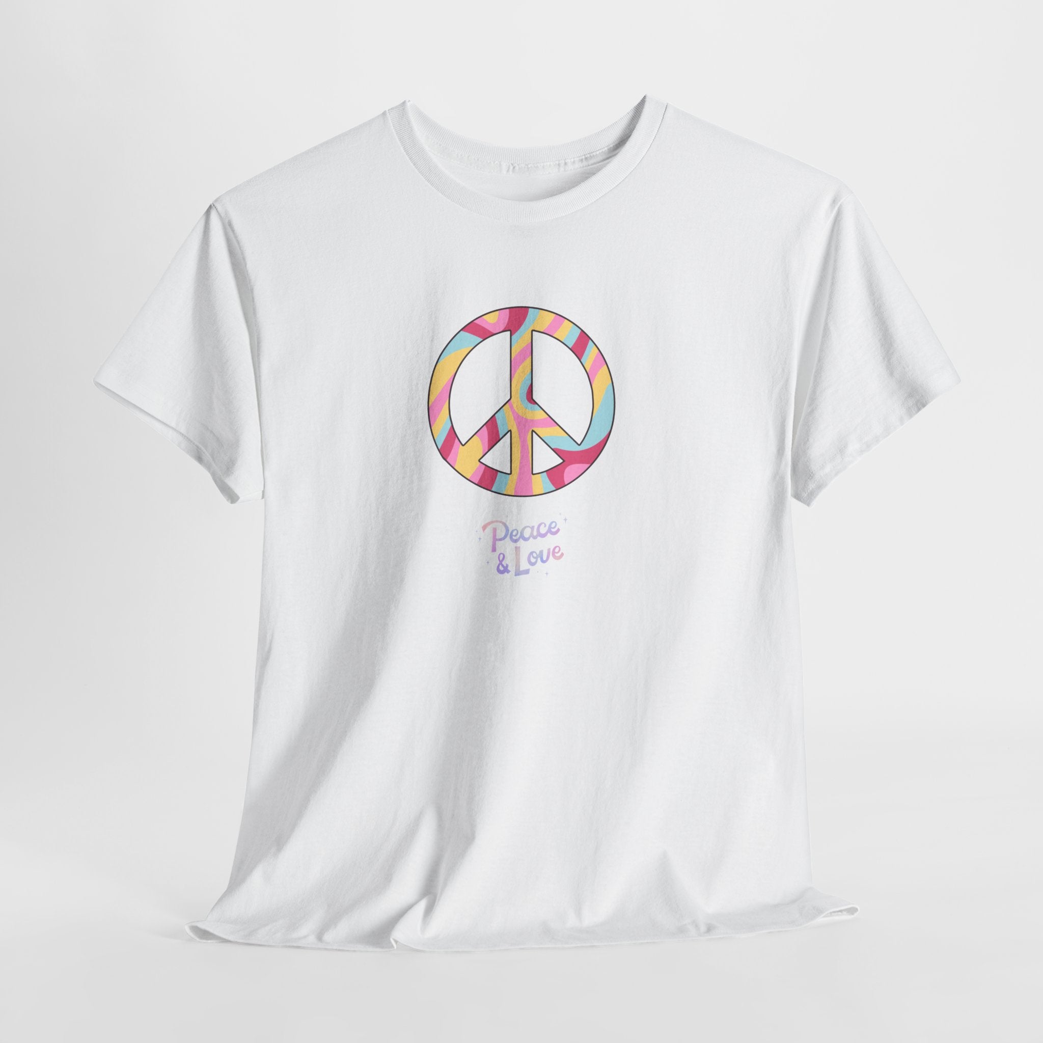 Peace Sign Tie-Dye T-Shirt - Heat Mess
