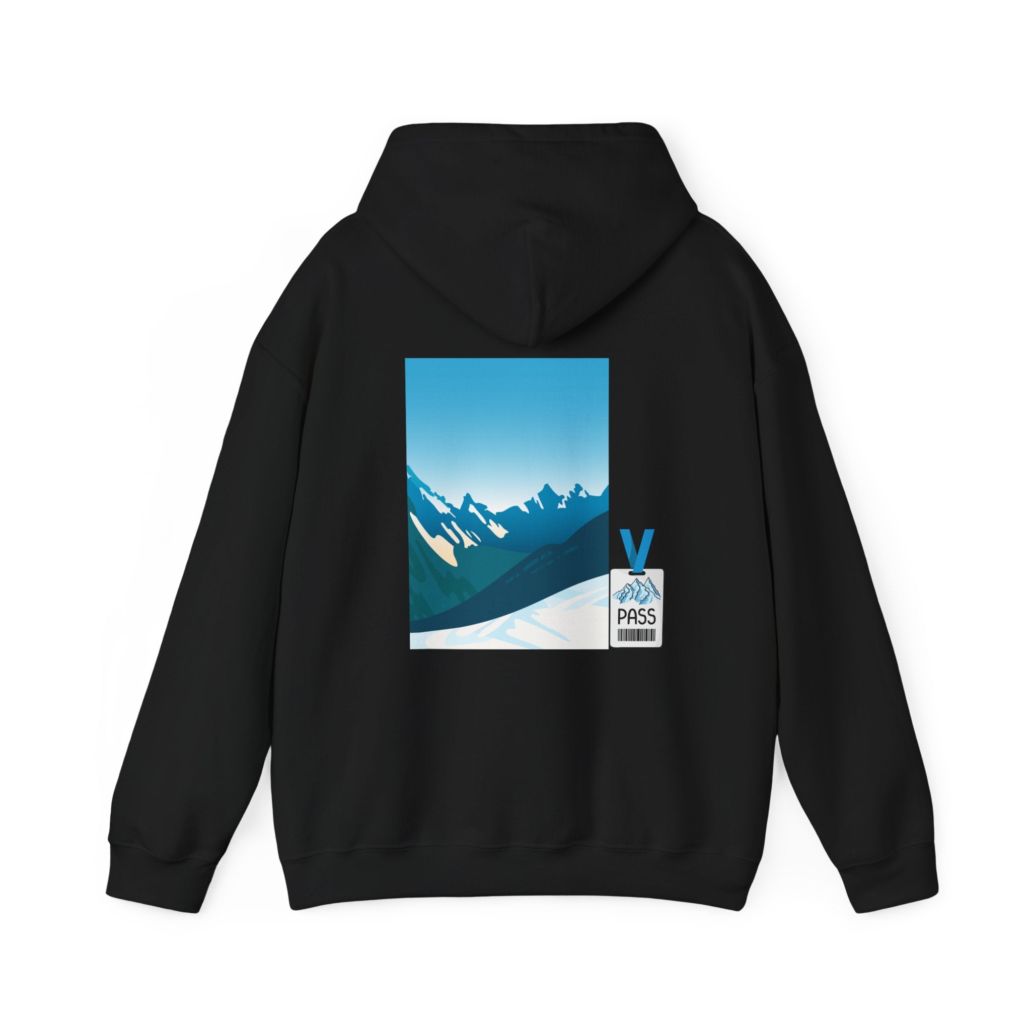 Ski Pass Mountain Hoodie - Heat Mess