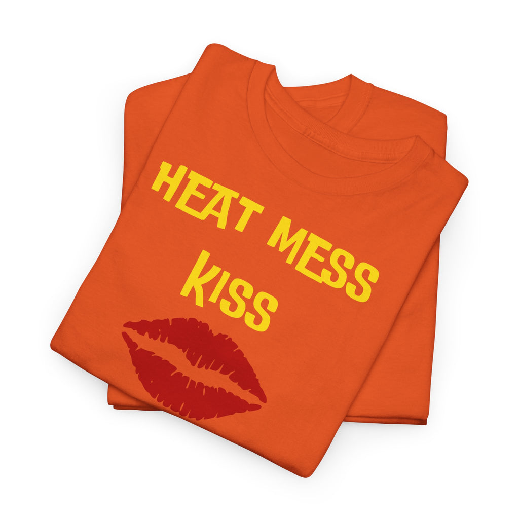 "Heat Mess Kiss" Graphic T-Shirt - Heat Mess