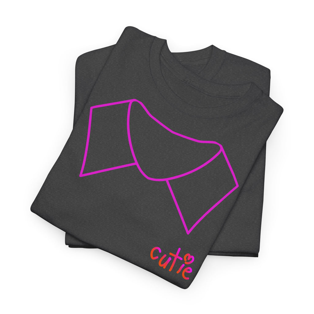 Cutie Pink Collar Tee - Heat Mess
