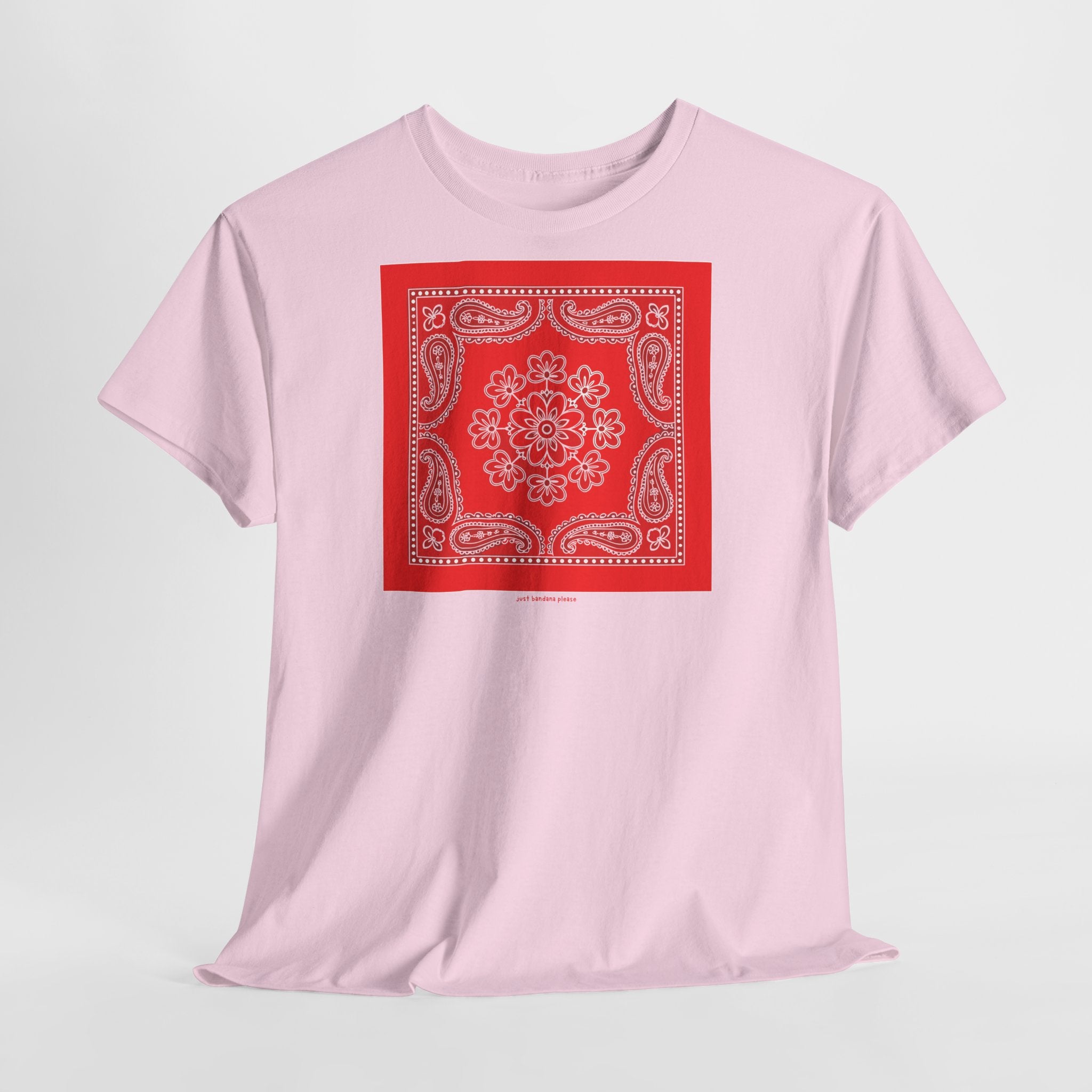 Red Bandana Square T-Shirt - Heat Mess