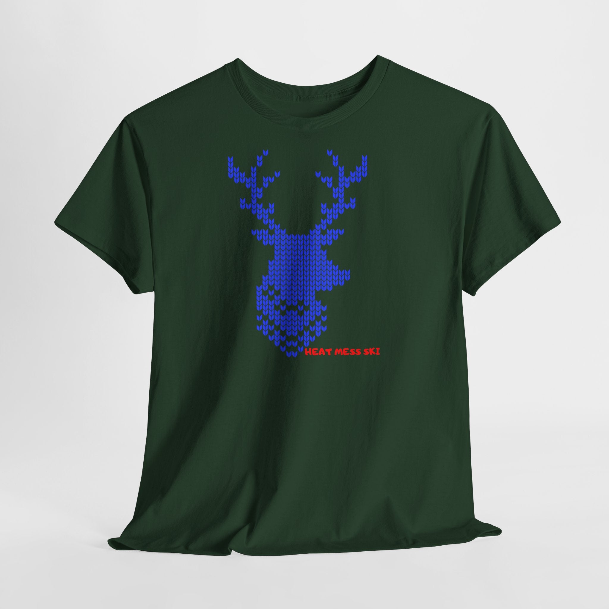 Reindeer Ski T-Shirt - Heat Mess