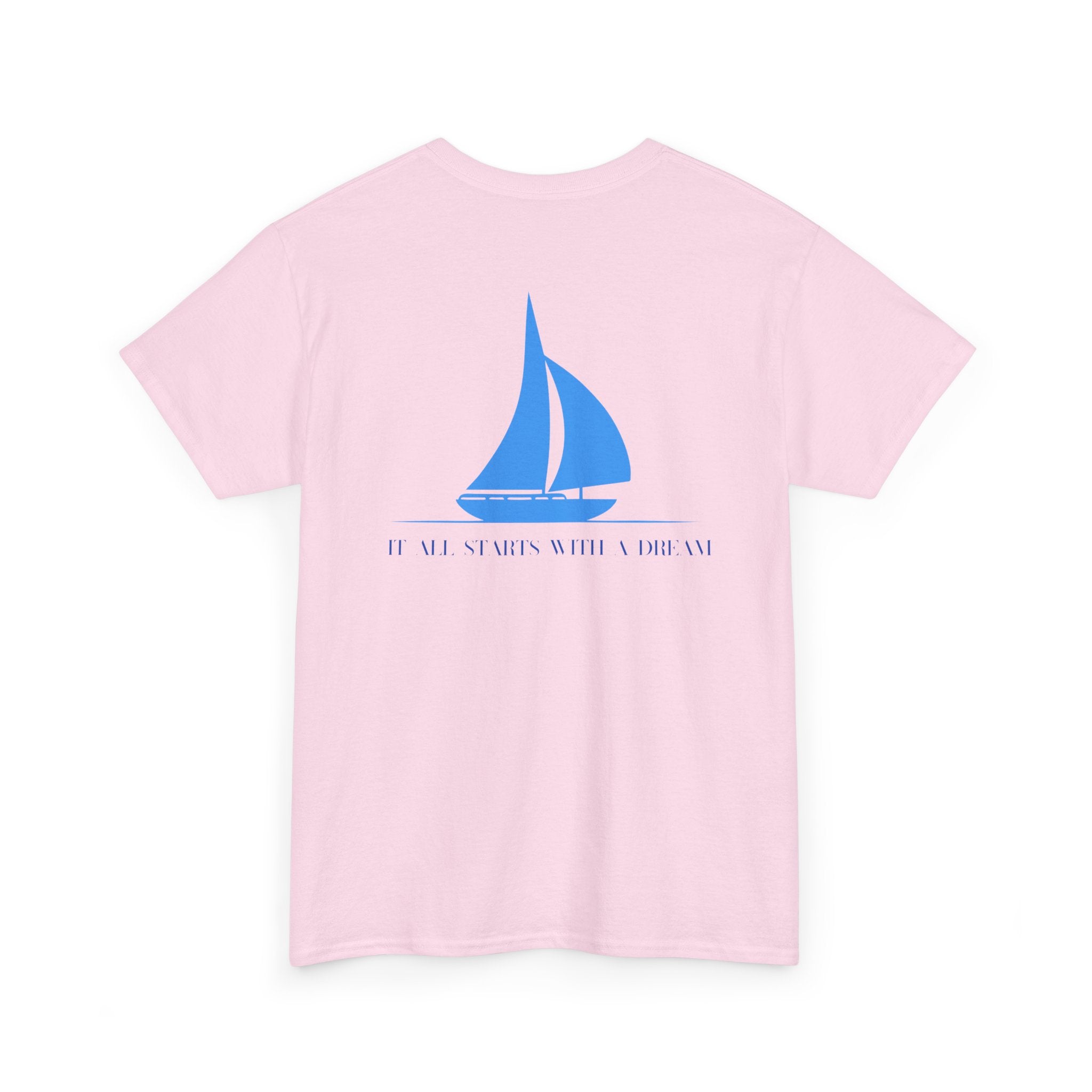 Sailboat 'It Was Always Quieter Out Here' T-Shirt - Heat Mess