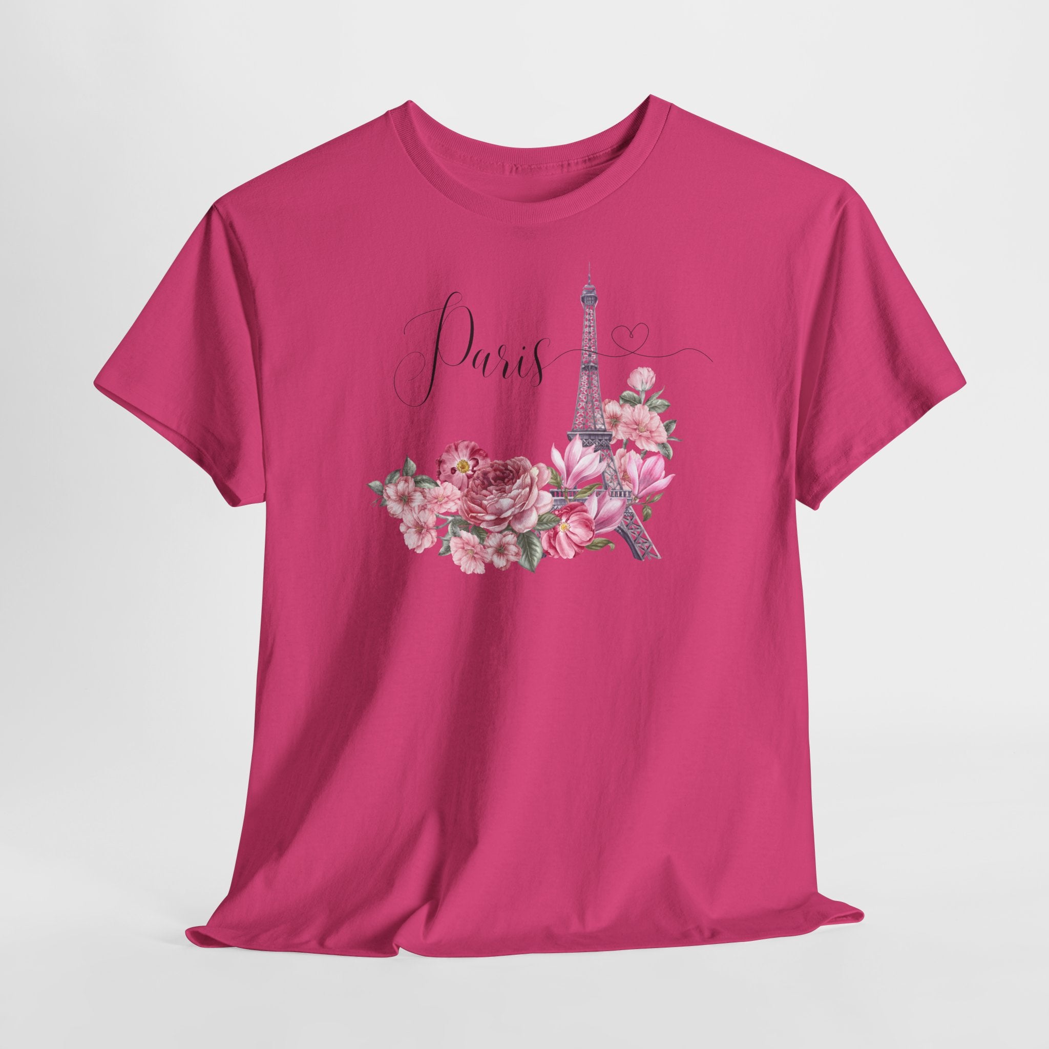 Paris Floral T‑Shirt - Heat Mess